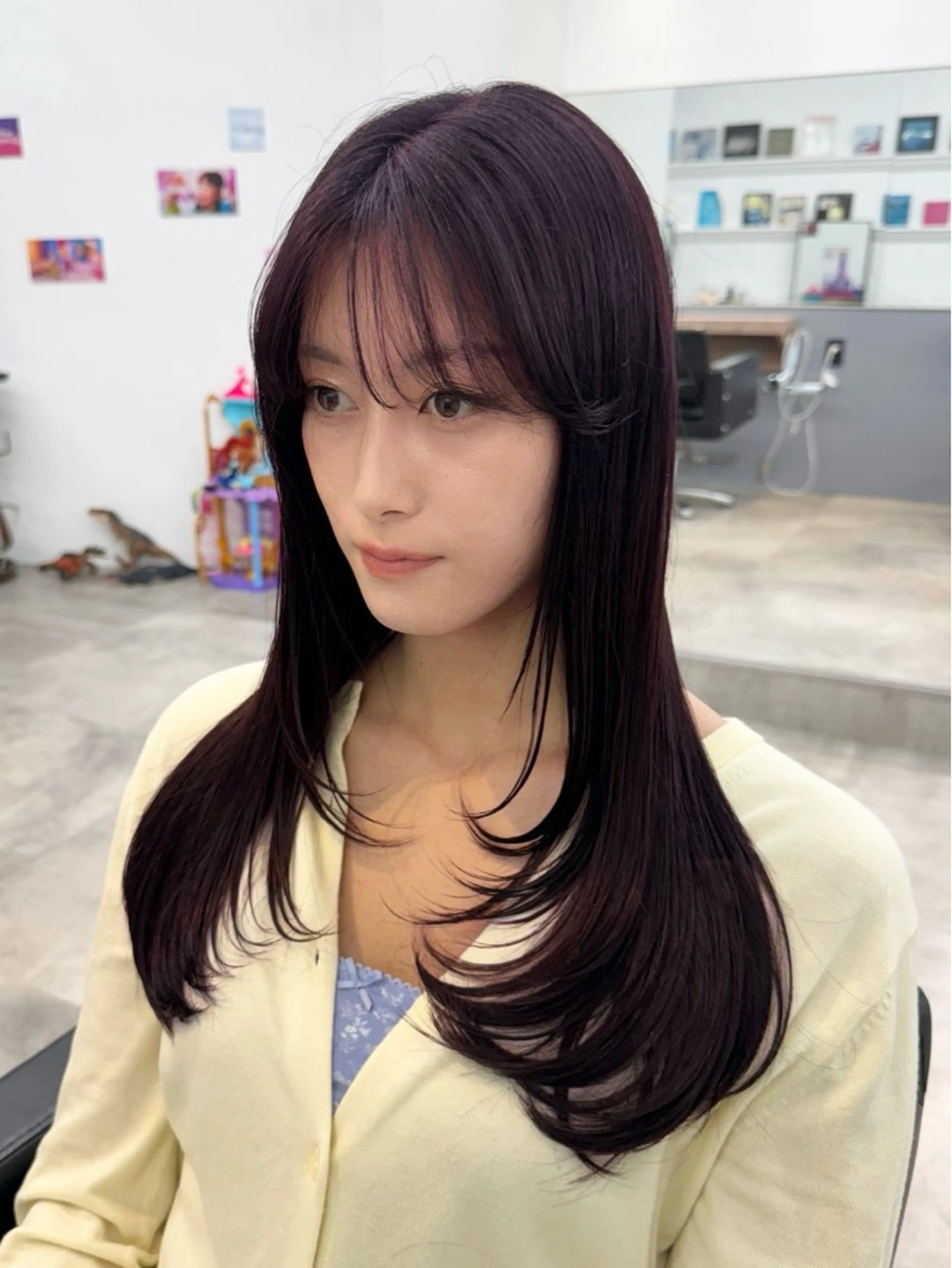 ロング カラー レイヤー🩰顔まわり /透明感/kanaのヘアスタイル