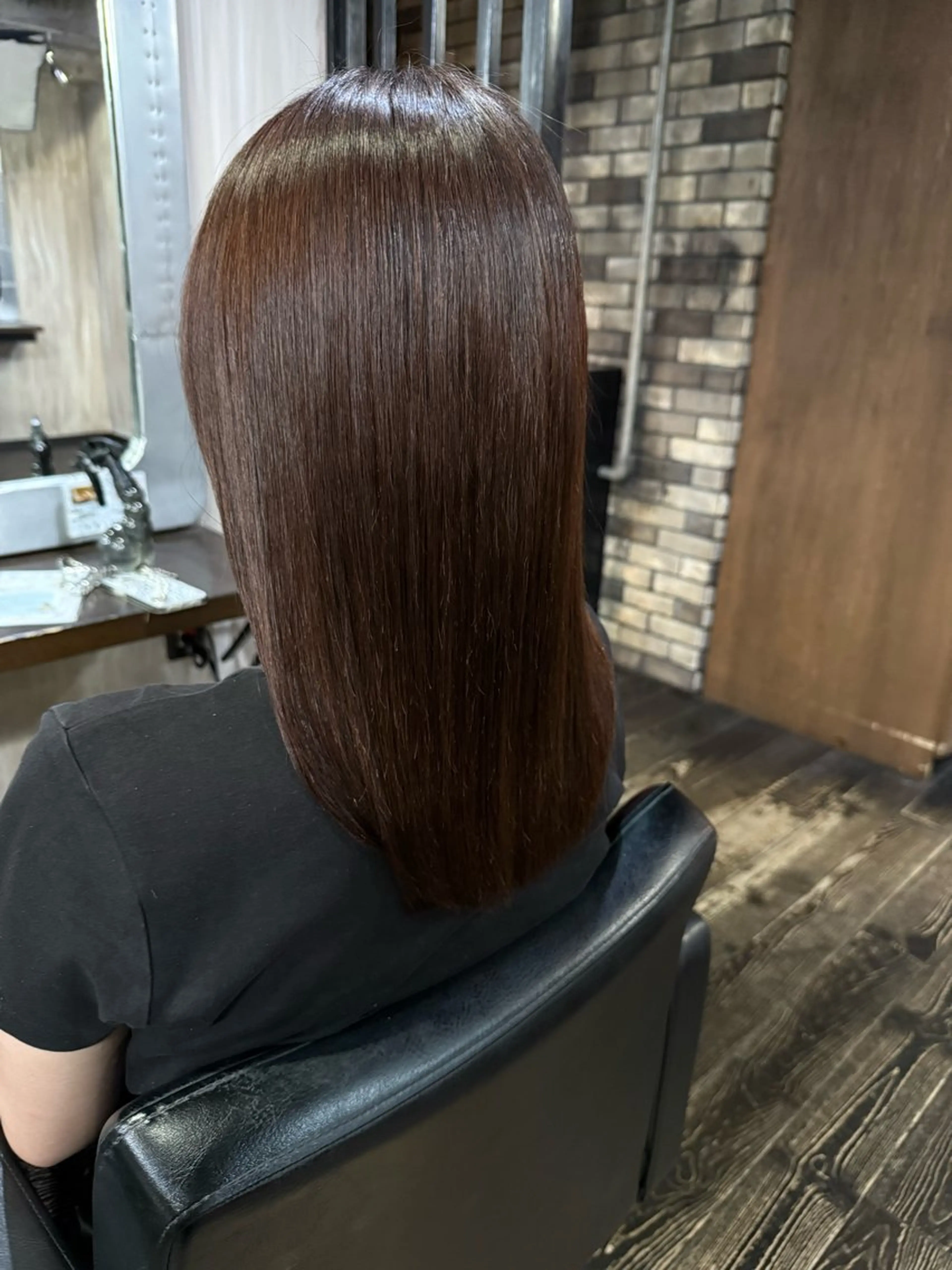 セミロング レイヤーカット 似合わせカット M.Fe's はるな 🖤メンズカット募集のヘアスタイル