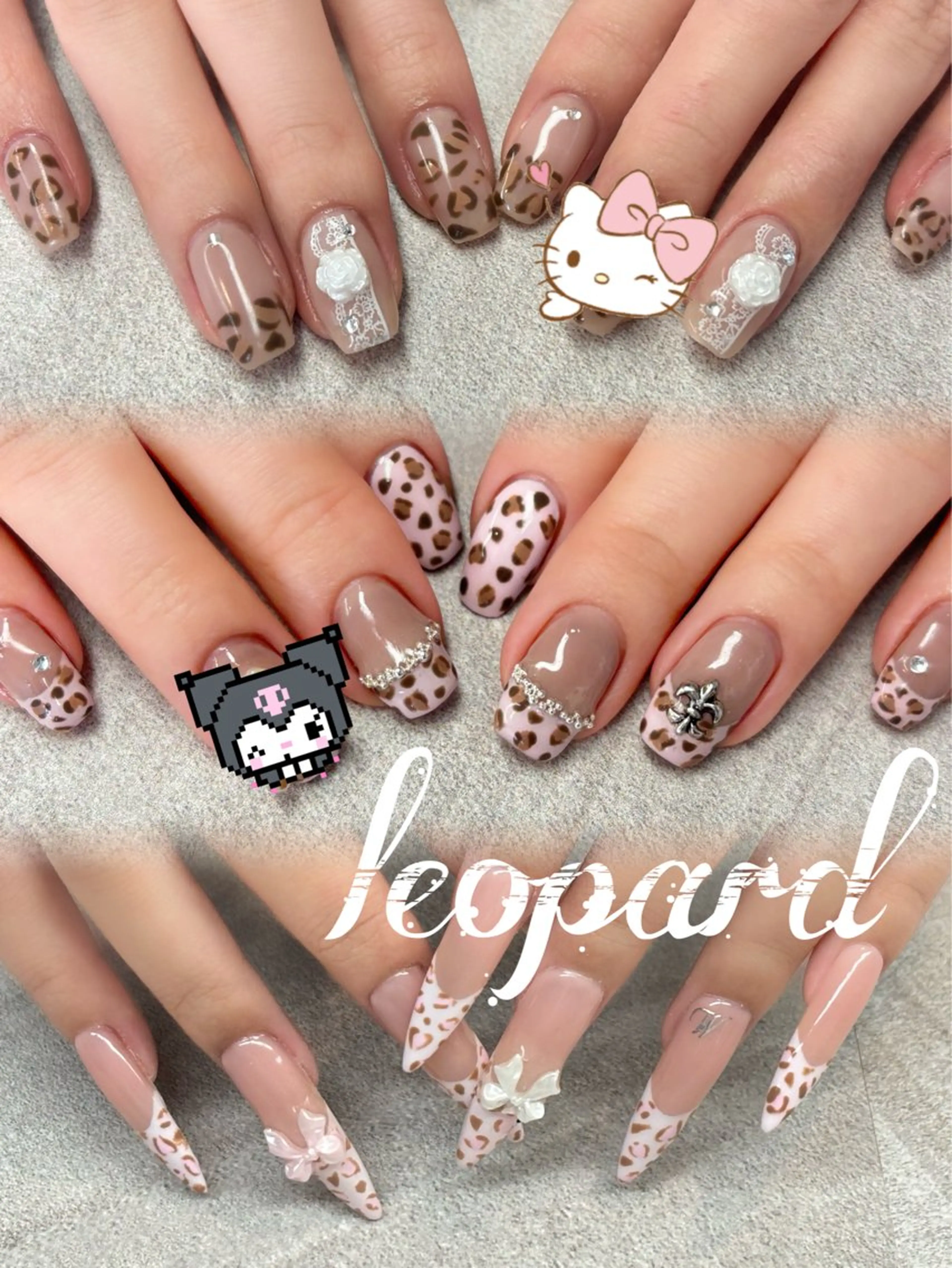 ネイル アニマル柄 LORAN Lim Rinのネイルデザイン