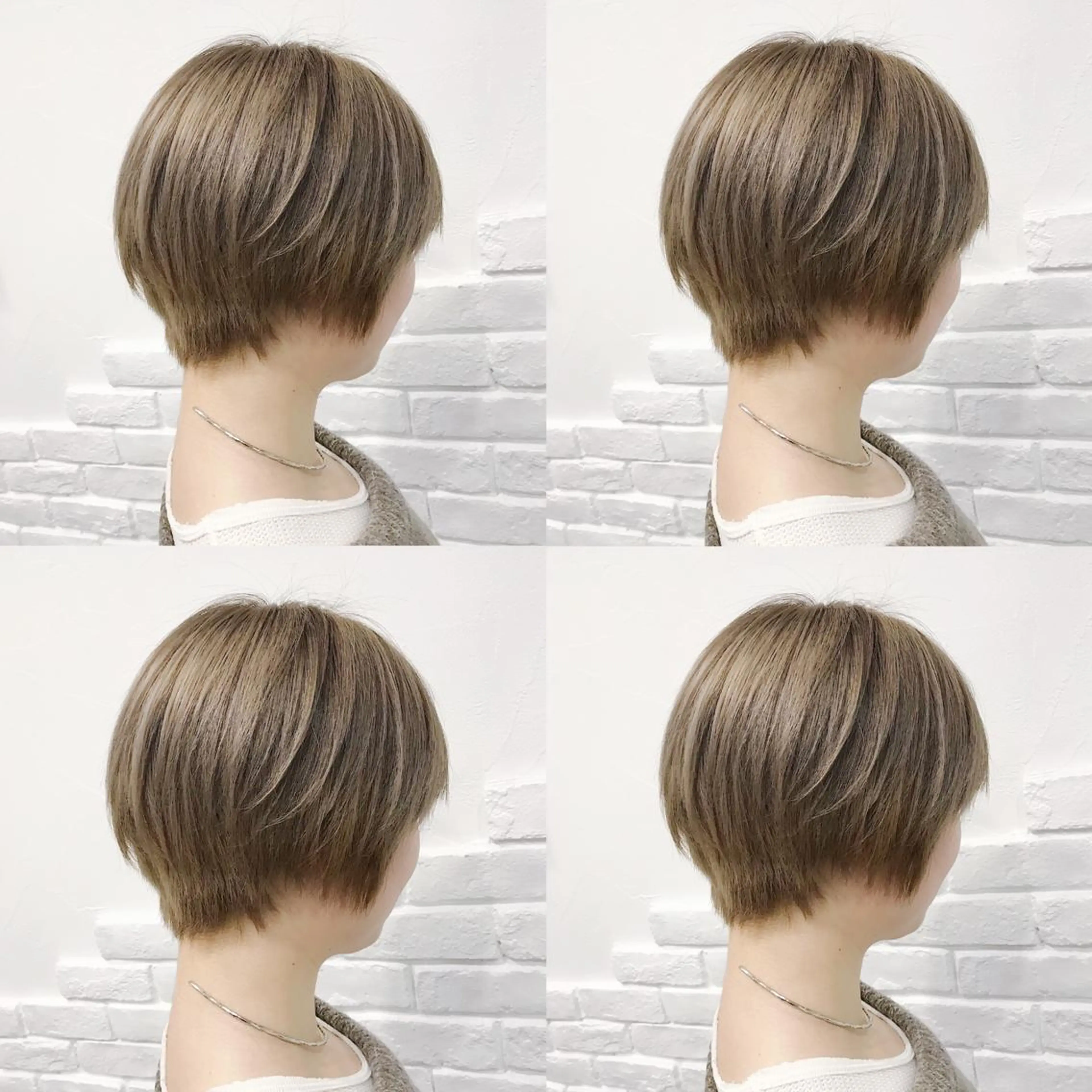 ショート カラー ヘアアレンジ カット ヘアカラー トリートメント TAKUMAブリーチ /切りっぱなし🪽のヘアスタイル