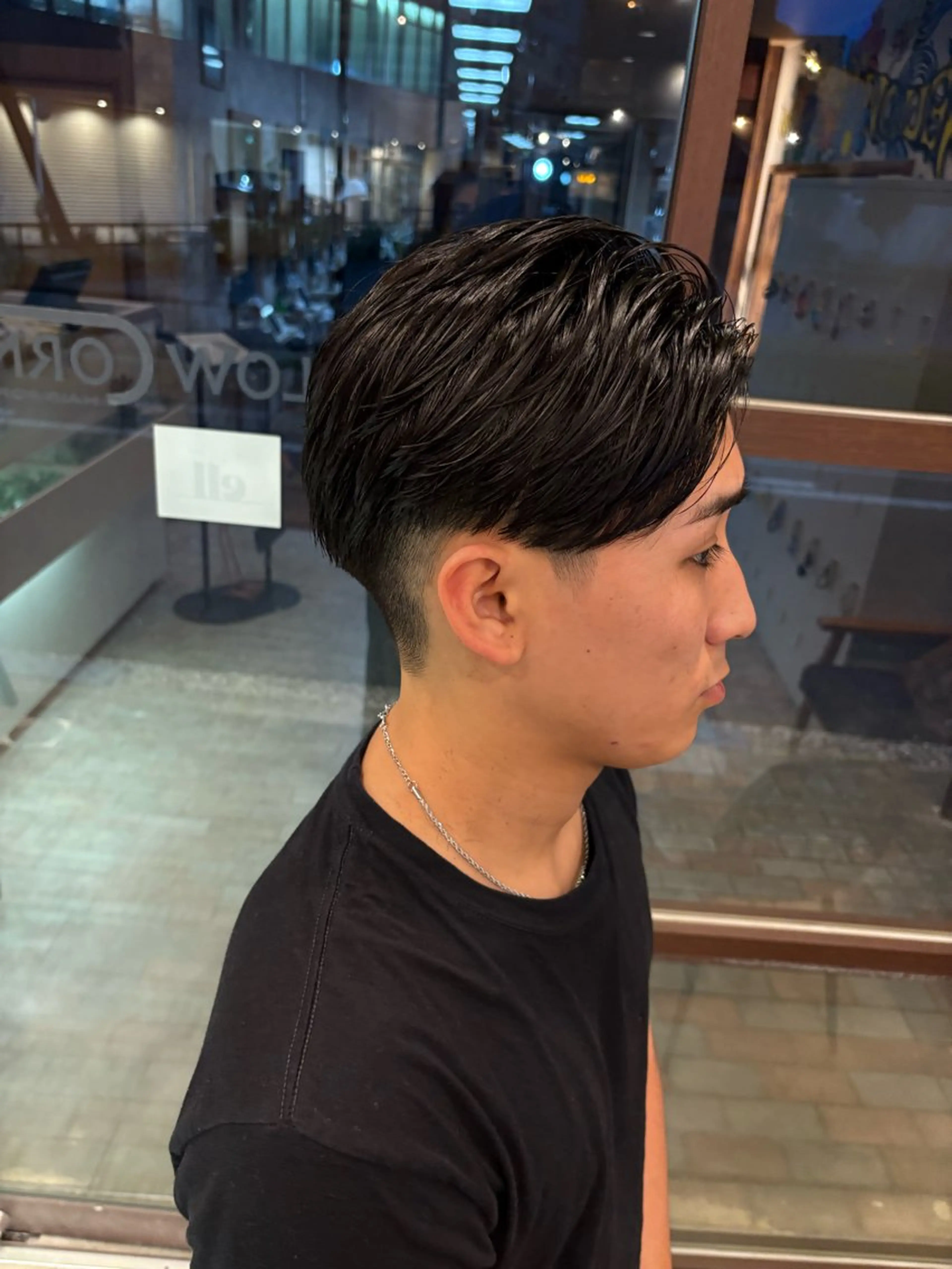 ショート メンズ 曲がる縮毛矯正🌀 篠崎蓮　金沢文庫のヘアスタイル