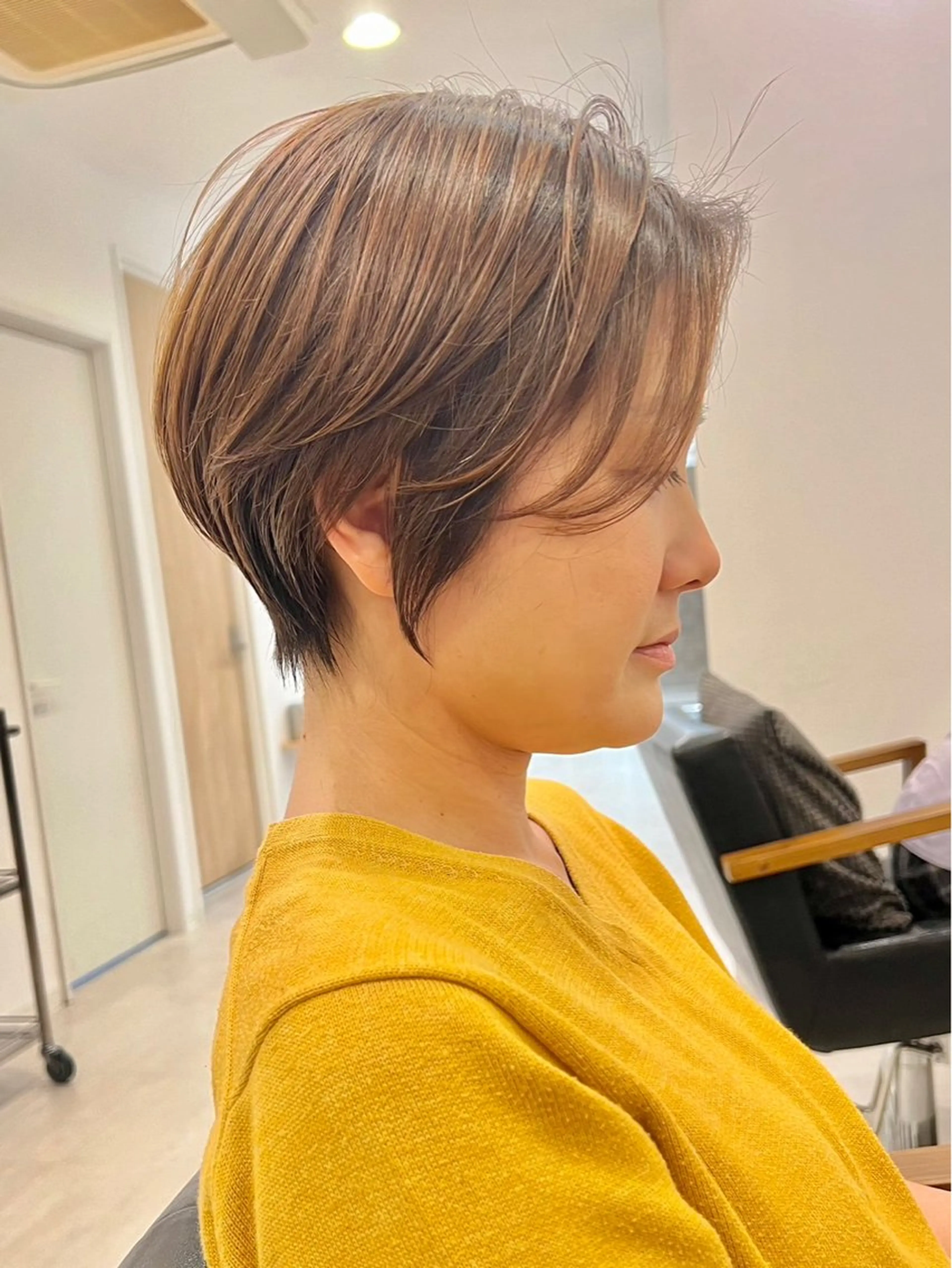 ショート 福井 茉菜美のヘアスタイル