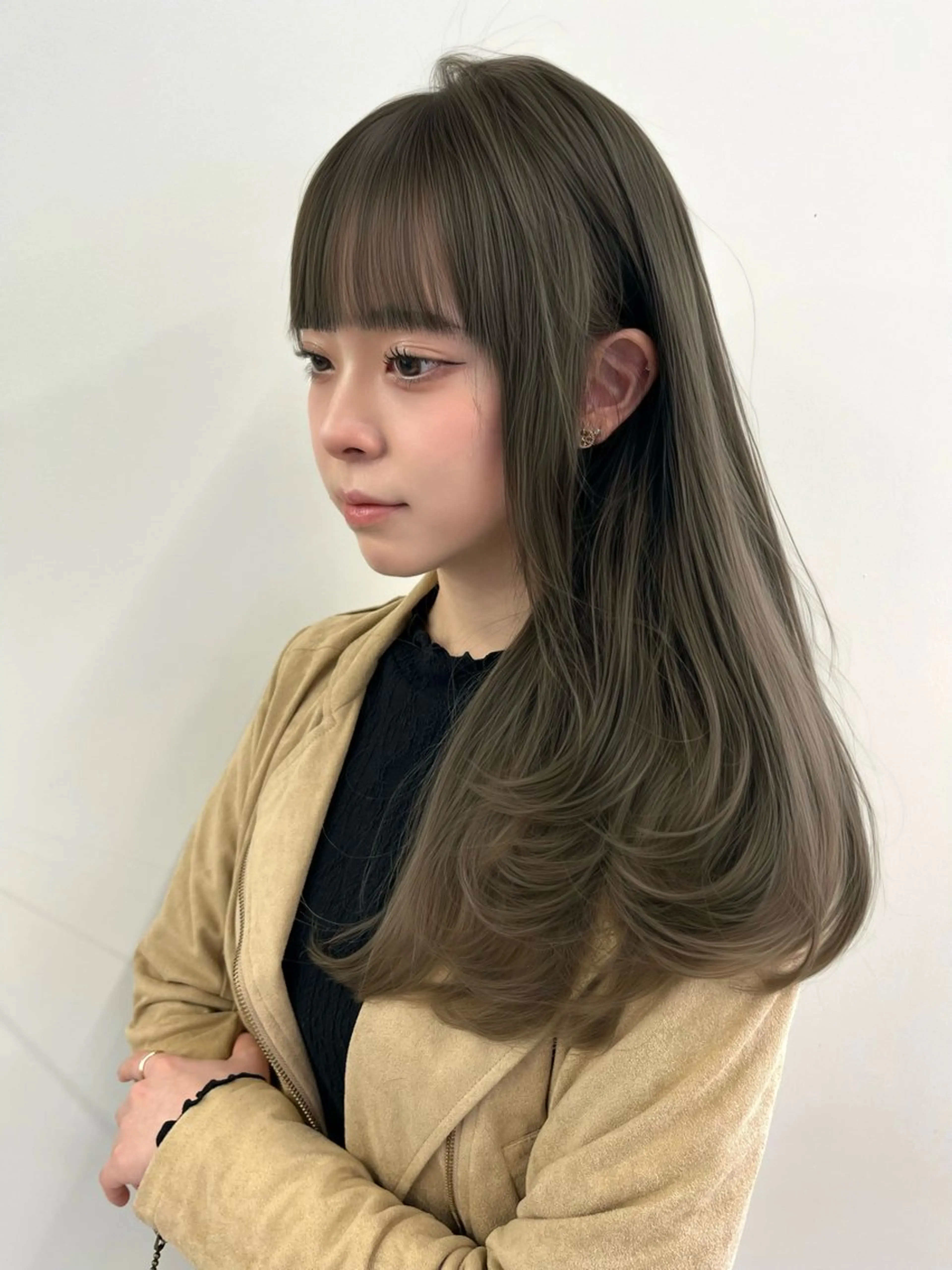 ロング カラー fuuka/ ハイトーン/海外ヘアのヘアスタイル