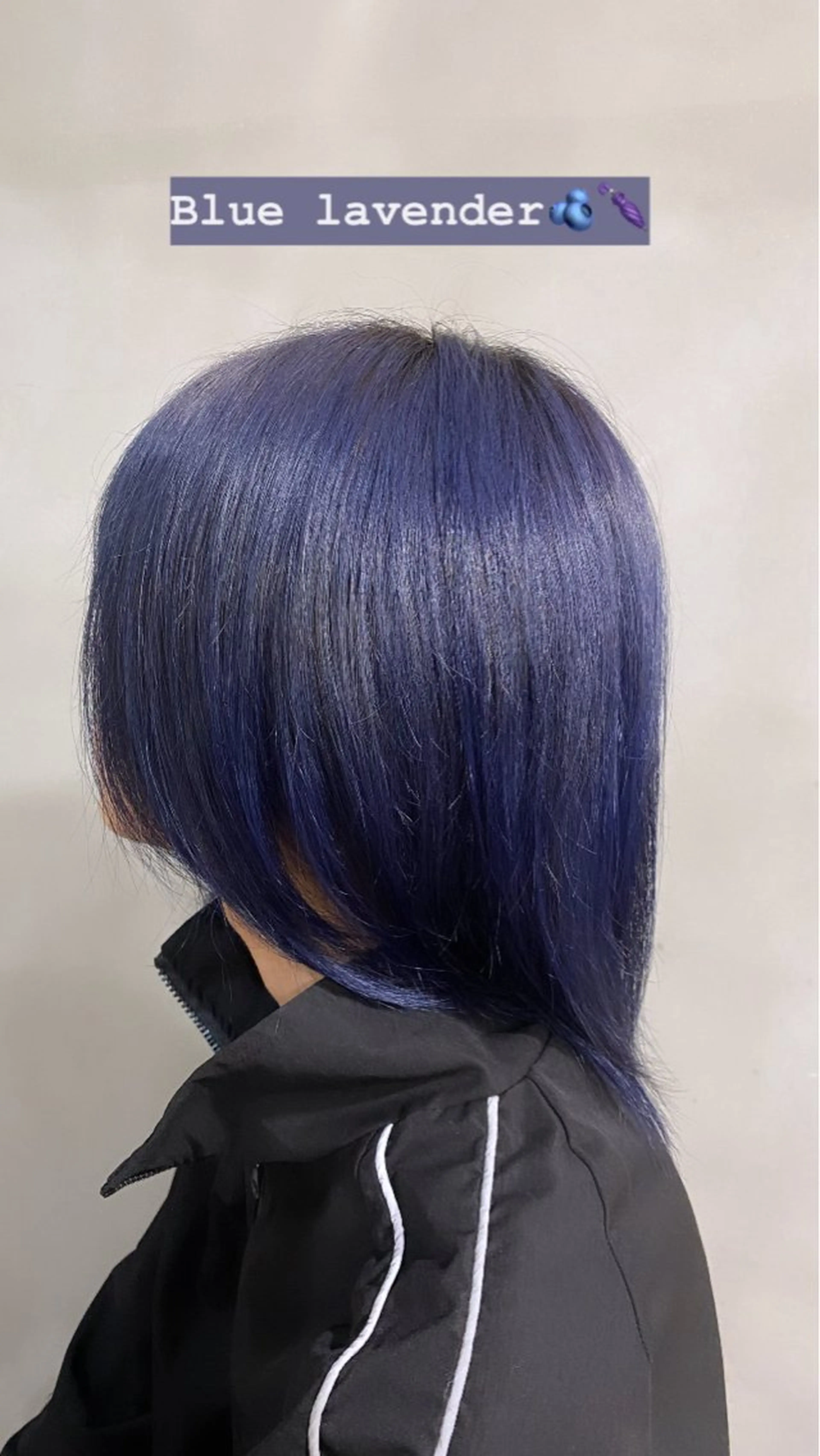 ミディアム カラー メンズ ブルーカラー ブルーラベンダー ラベンダーカラー ヘアカラー そうや 🐺のヘアスタイル