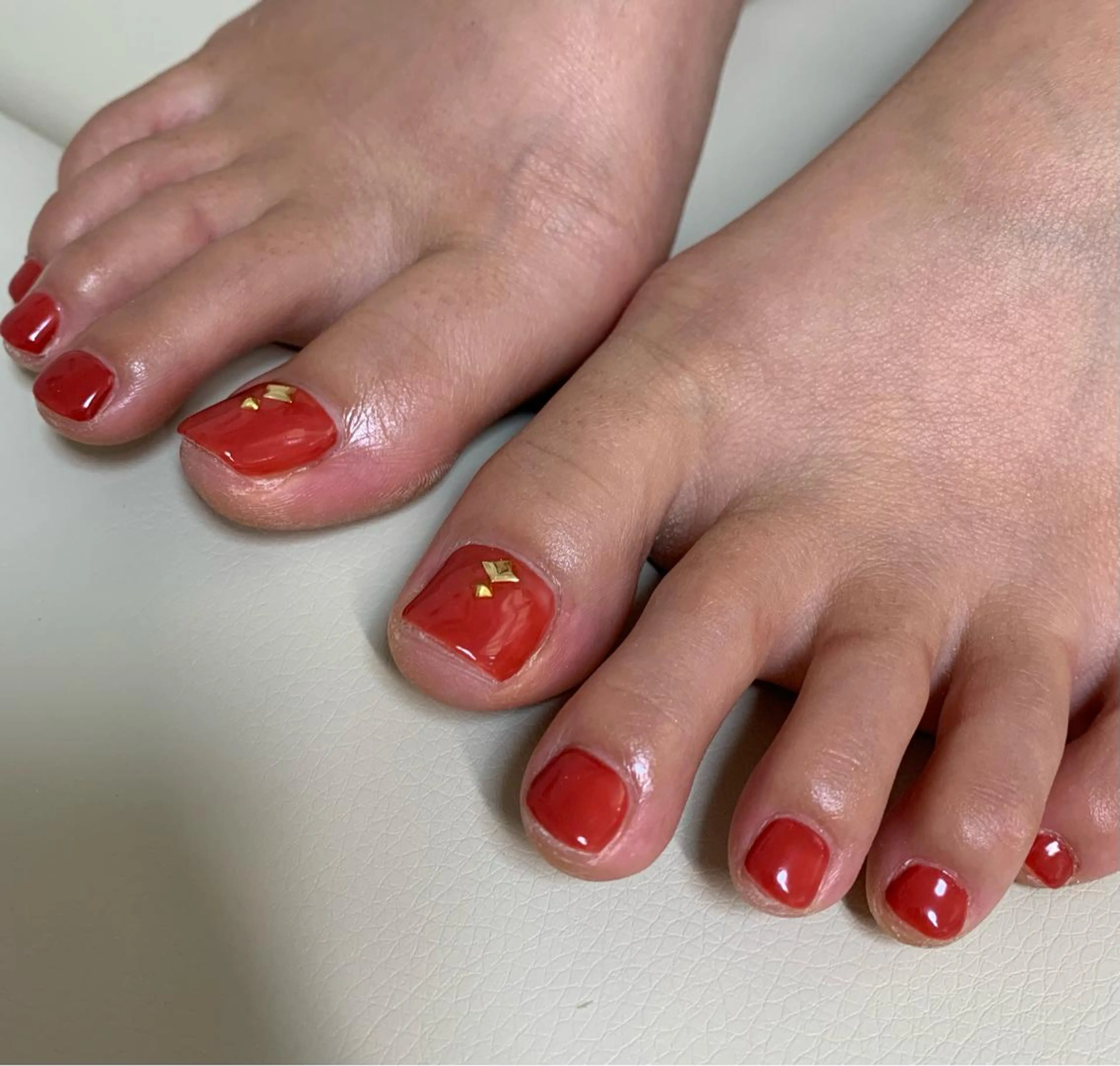 ネイル フットネイル シンプルネイル nail M&Tのネイルデザイン