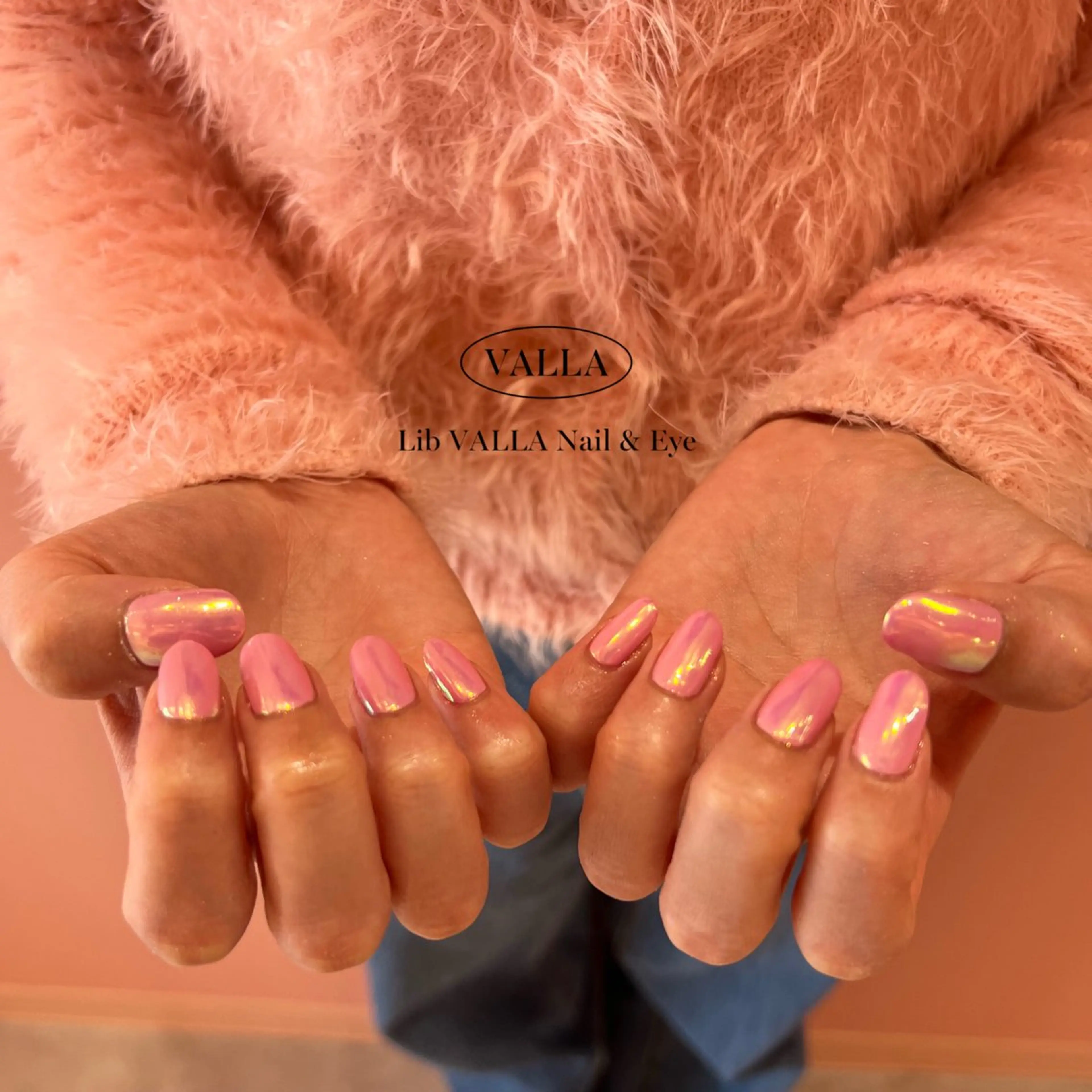 ネイル オーロラネイル LIB VALLA haruka🎀🫧のネイルデザイン