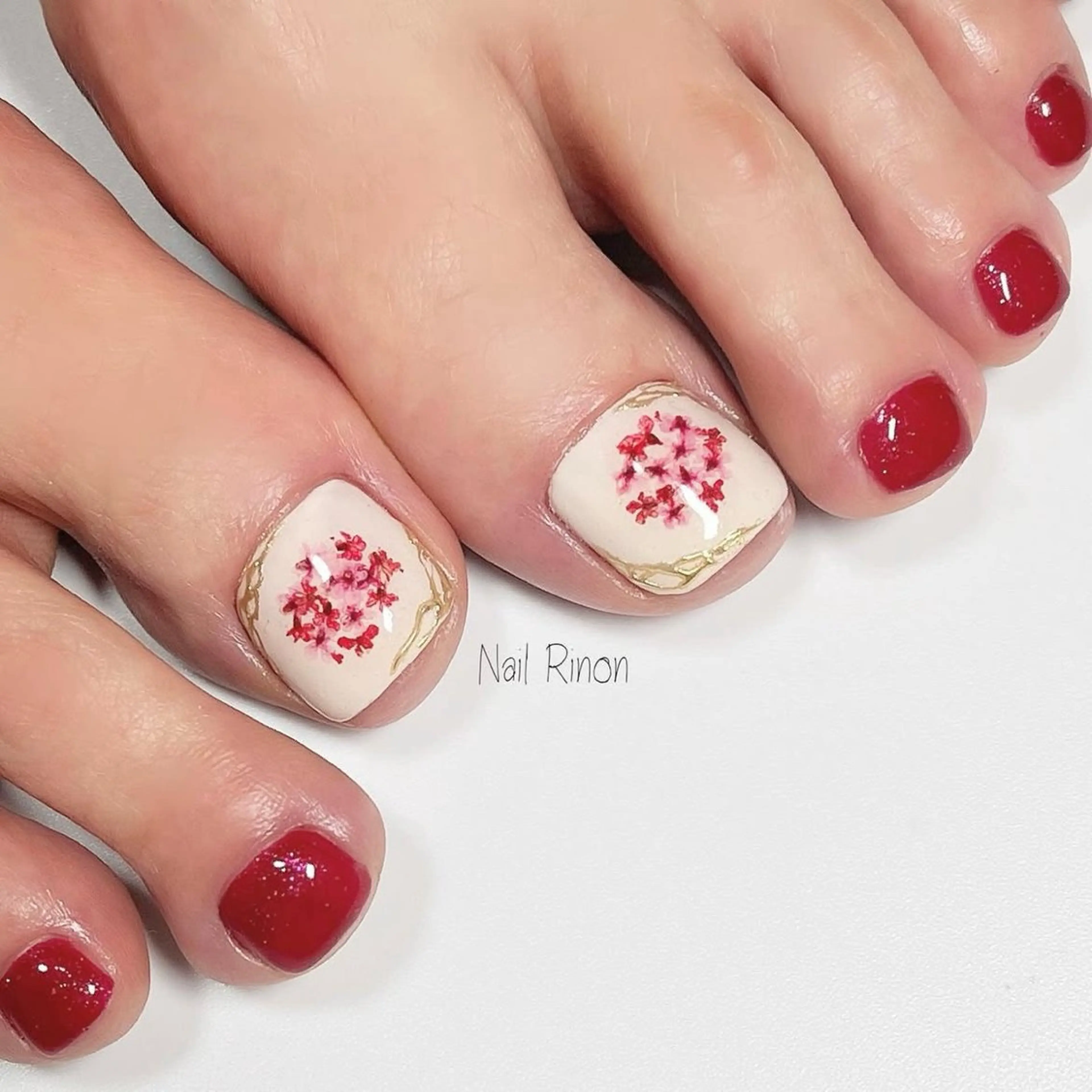 ネイル フットネイル Nail Rinonのネイルデザイン