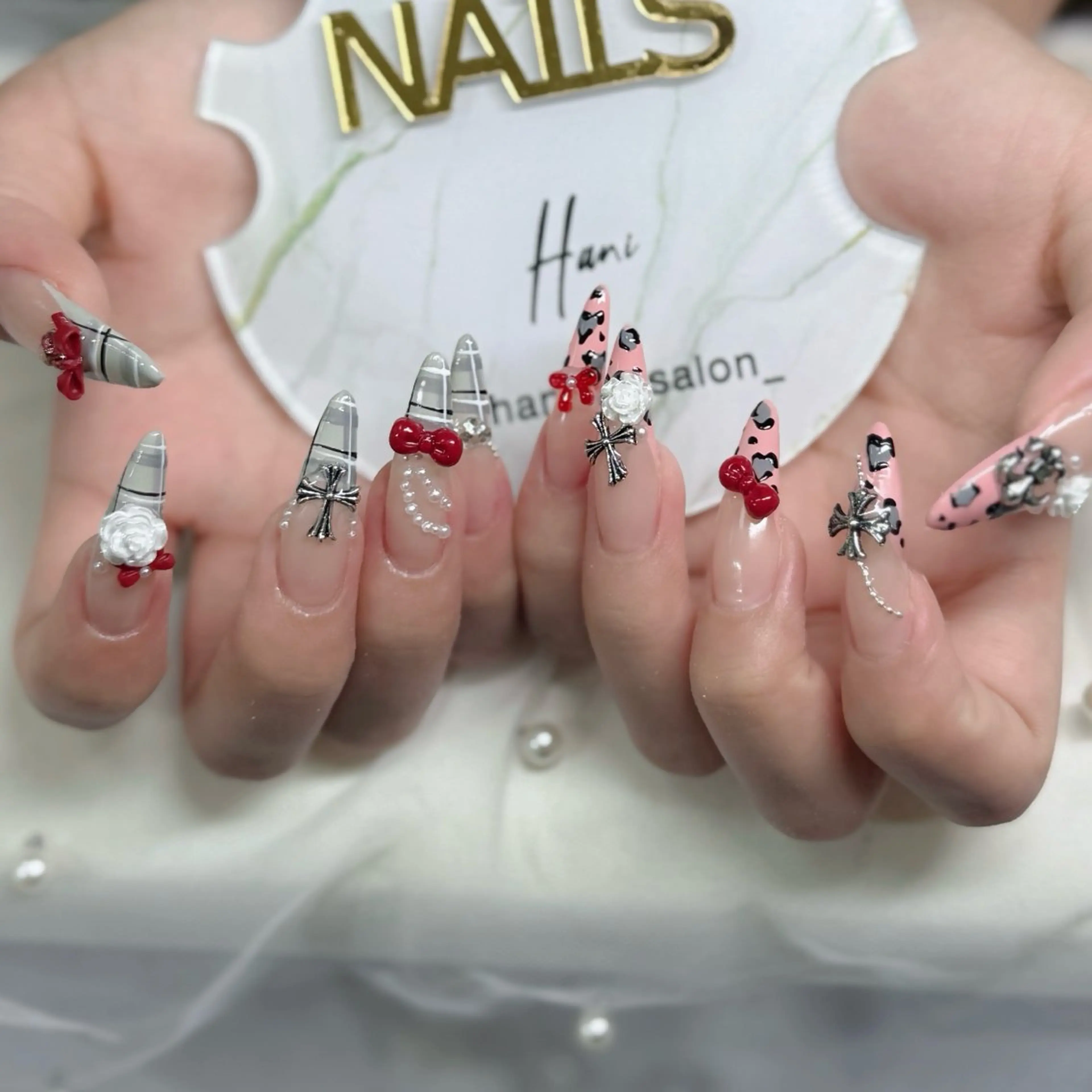 ネイル フットネイル フレンチネイル グラデーション 韓国ネイル ロングネイル ハンドネイル Hani Nail Salonのネイルデザイン