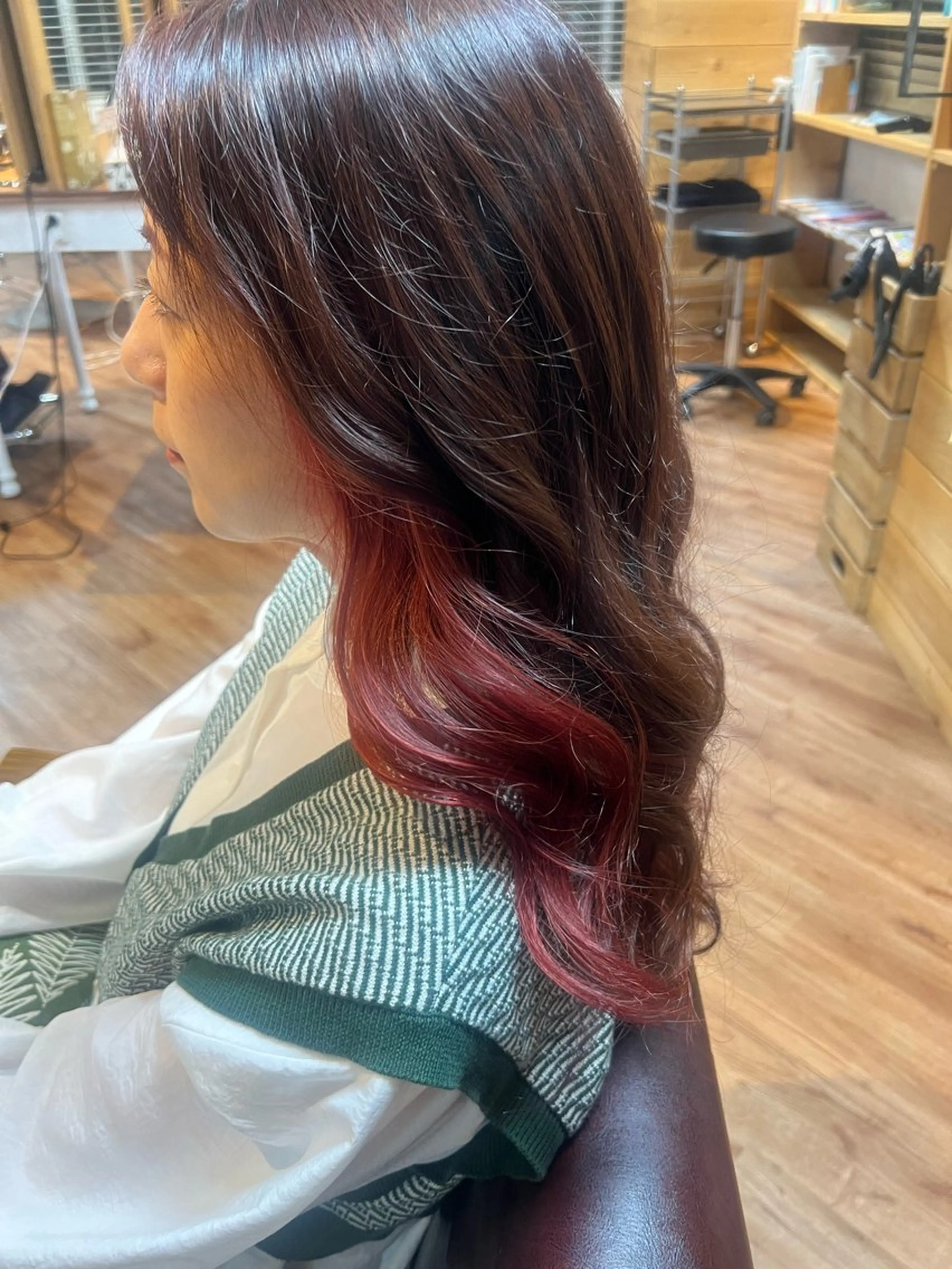 ロング カラー カット ヘアカラー トリートメント ヘアセット Topstylist YUKIのヘアスタイル