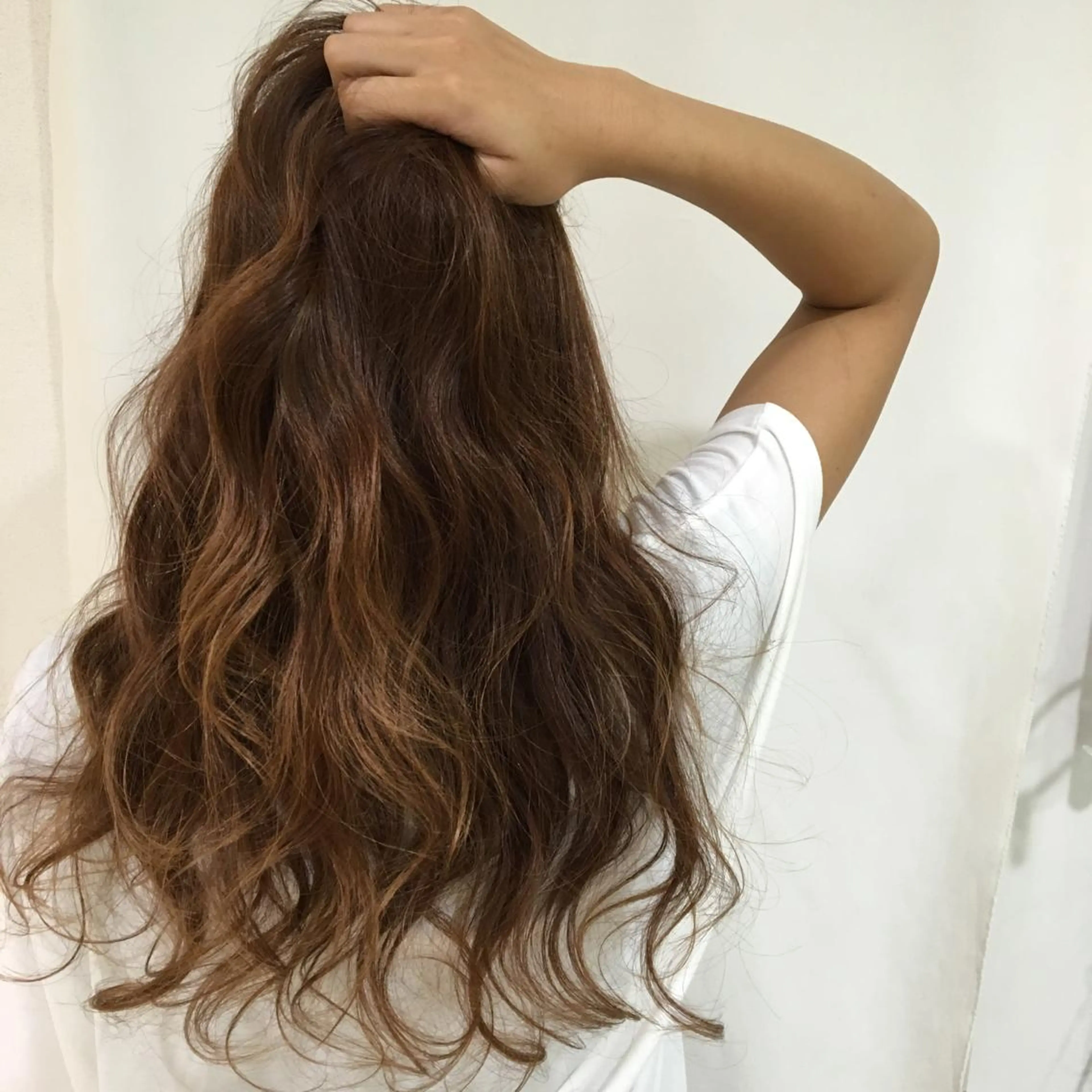 ロング カラー きむえり/髪質改善 /うねり広がり改善のヘアスタイル