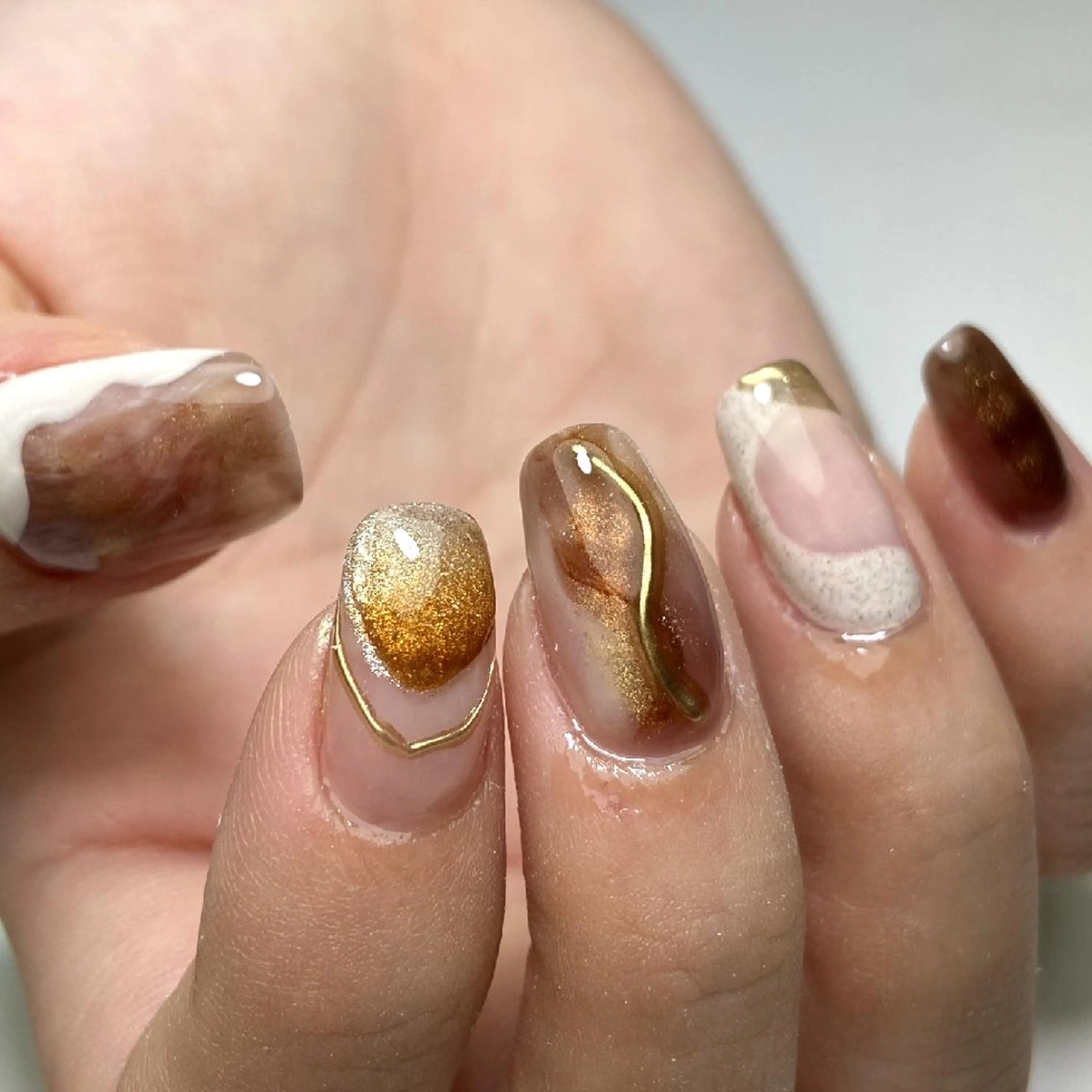 ネイル ハンドネイル nail salon Lumièreのネイルデザイン