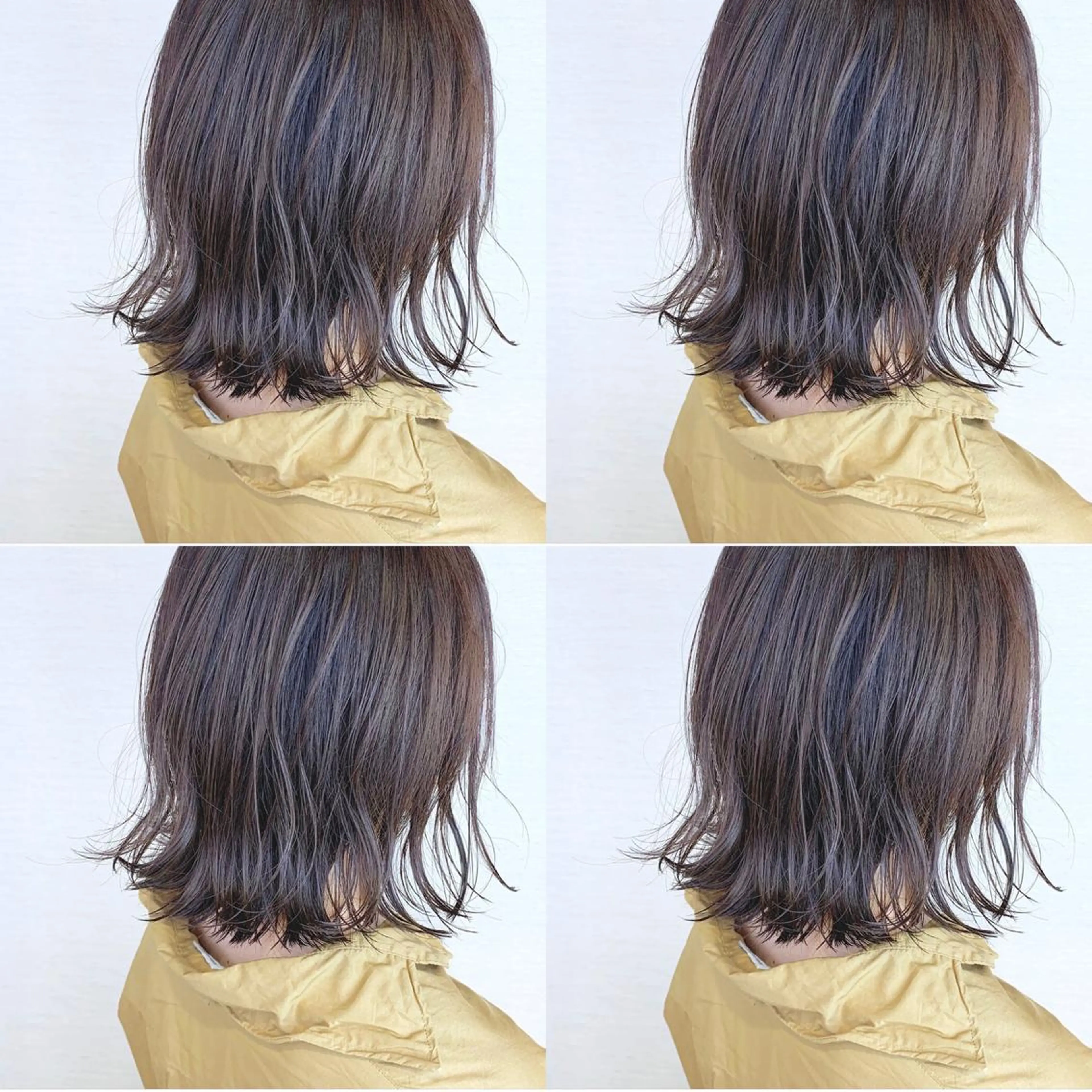 ショート カラー 韓国レイヤーカット/ ダブルカラーのヘアスタイル