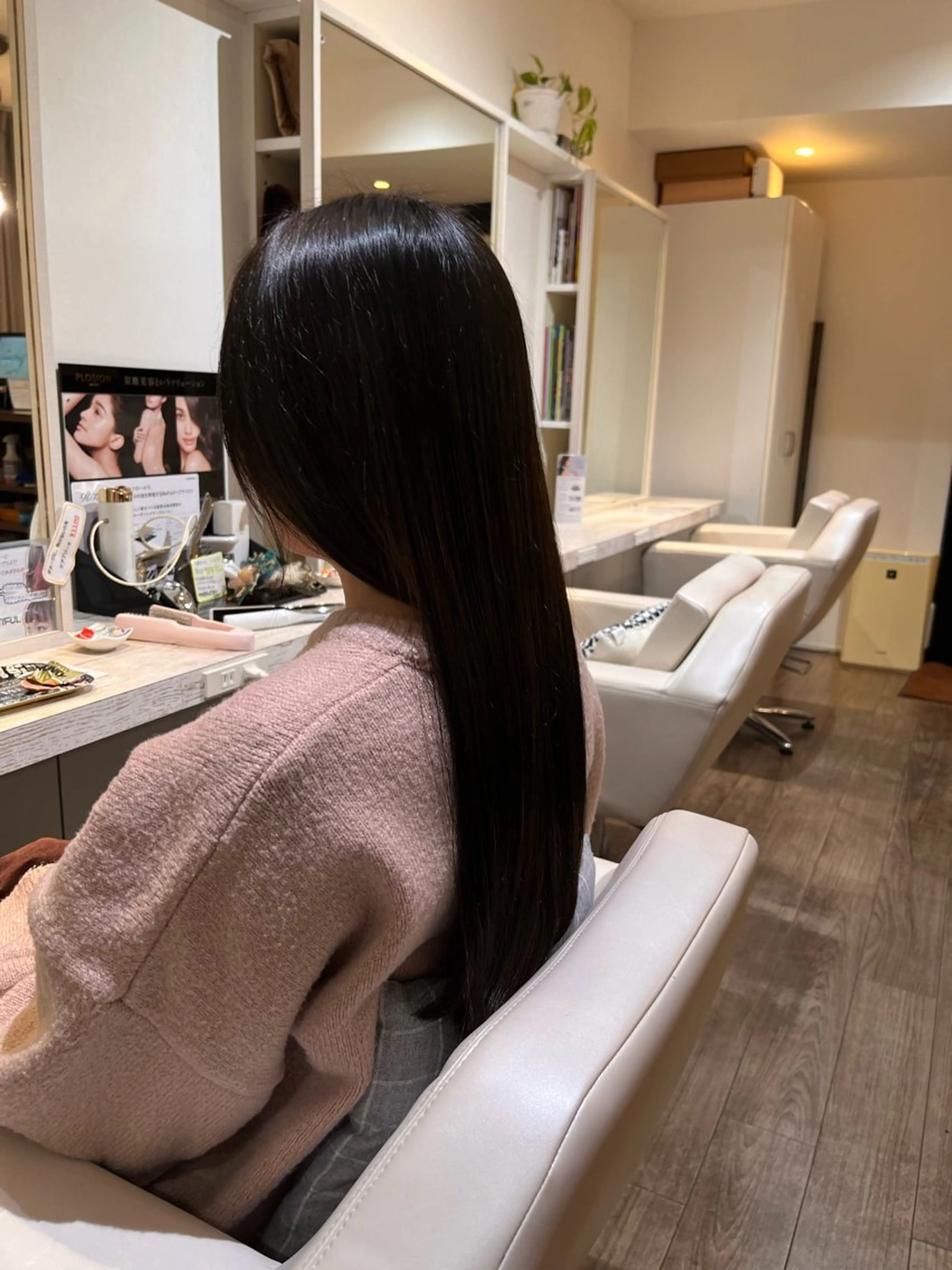 ロング 福本 好子のヘアスタイル