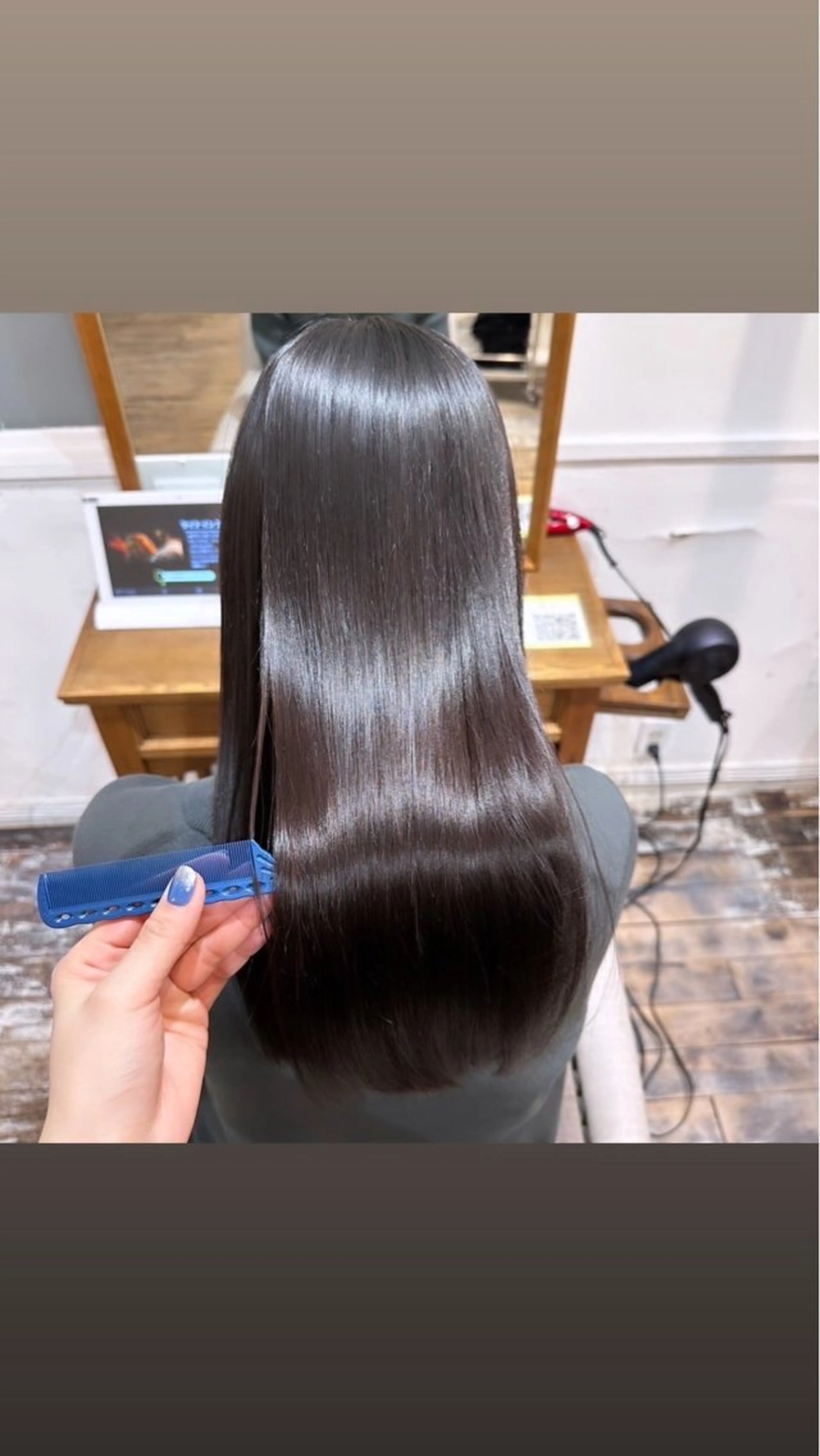 ロング パーマ 髪質改善 ストレートパーマ 橘　愛佳/暖色系 カラー/ピンク/のヘアスタイル