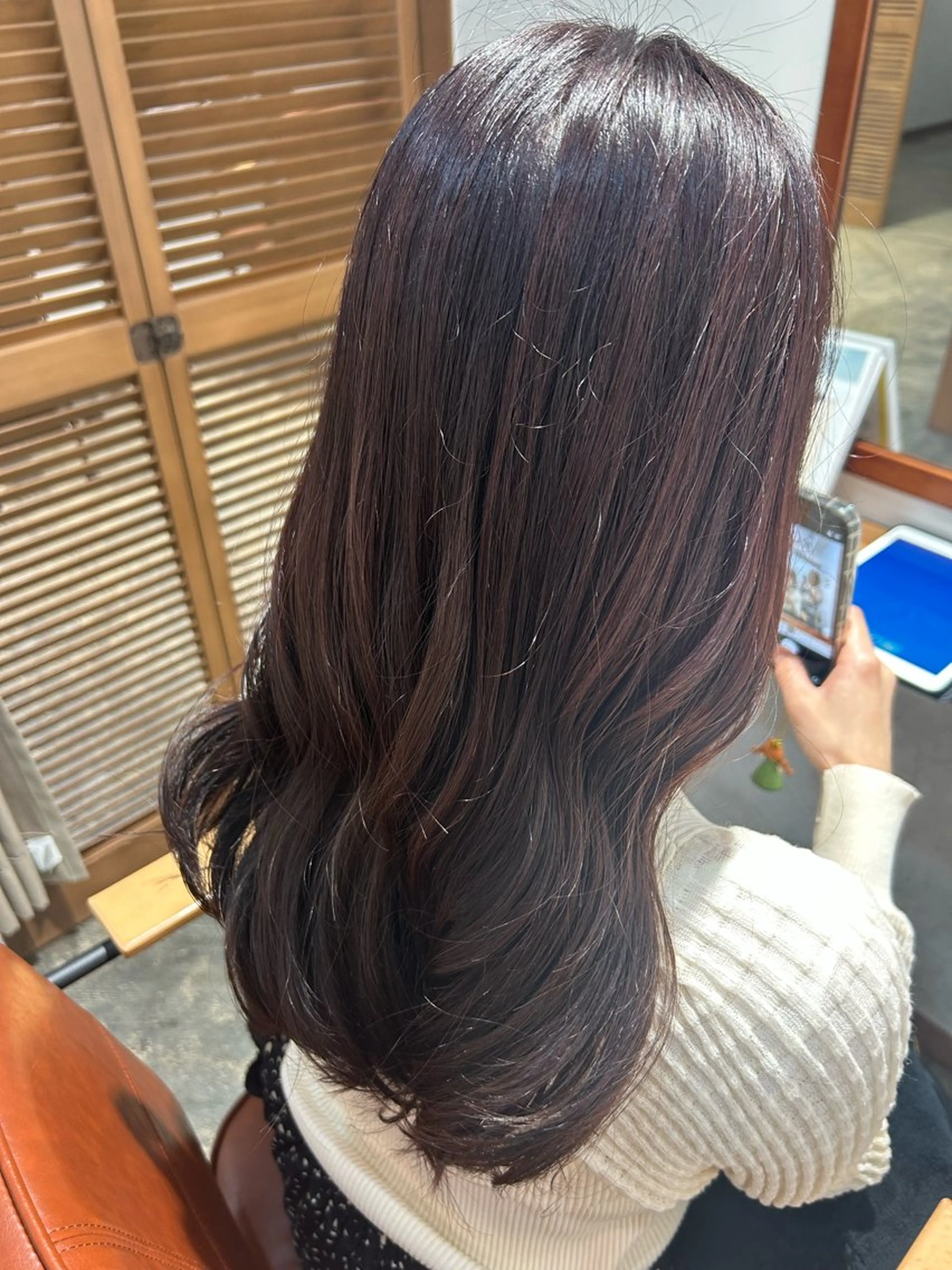 ロング カラー カット ヘアカラー トリートメント 似合わせカット/ 永幡早百合のヘアスタイル