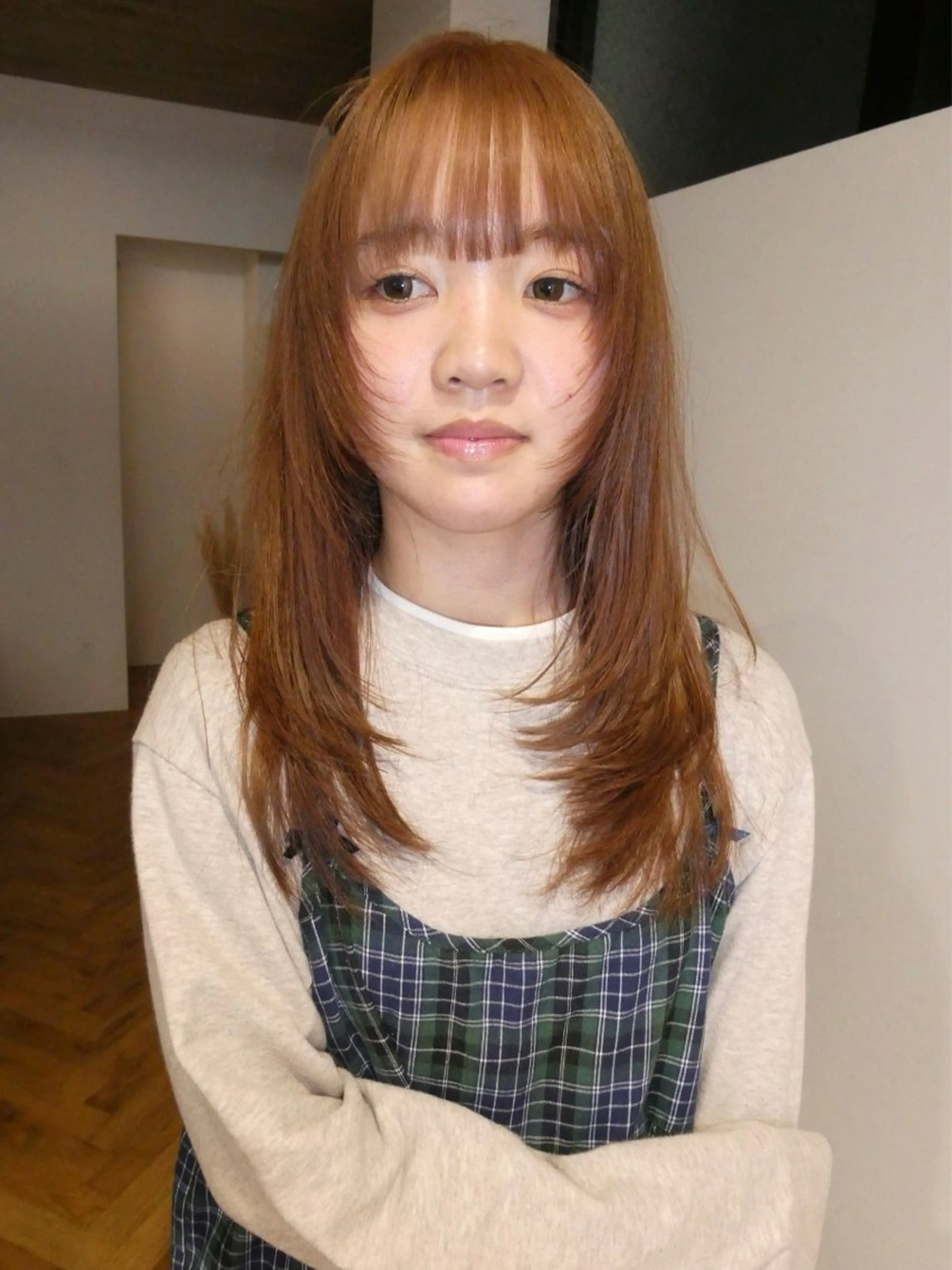 ミディアム カラー あいみ /DEANのヘアスタイル