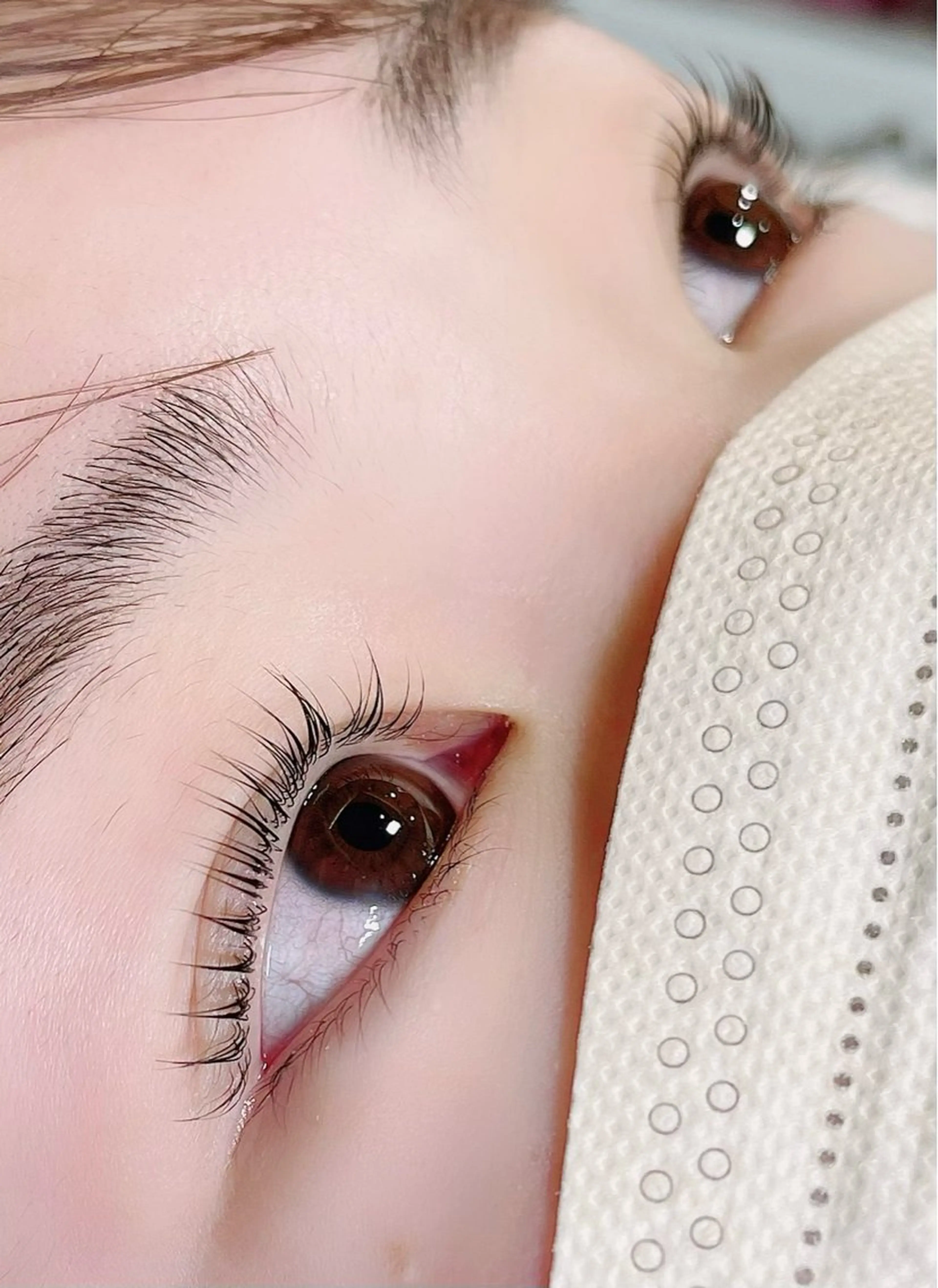 マツエク・マツパ フラットラッシュ パリジェンヌラッシュリフト 一重×まつ毛パーマ ボリュームラッシュ マツパ Charme 五反田・不動前・目黒のマツエク・マツパデザイン