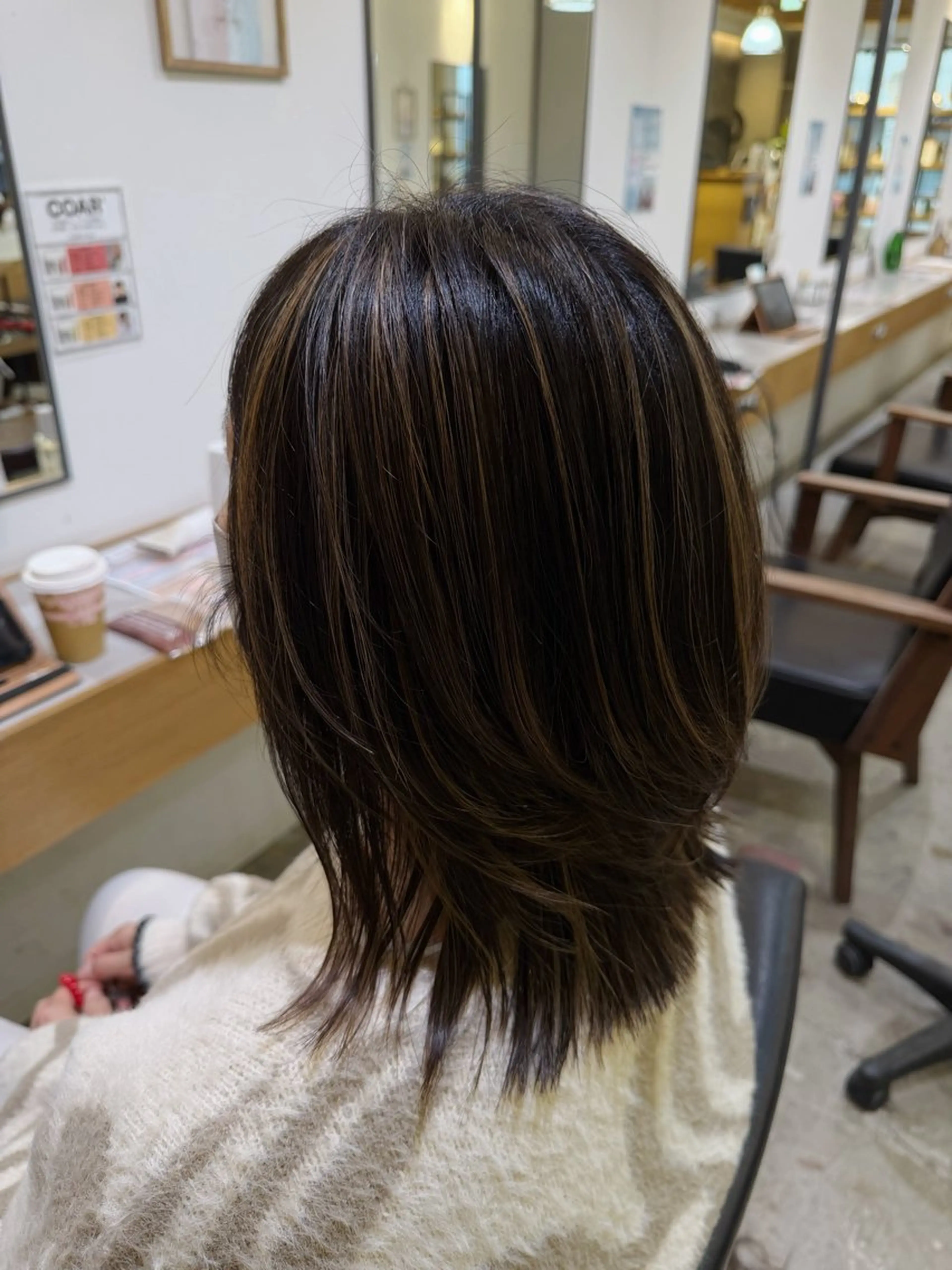 ミディアム ヘアカラー suzuna ⋆꙳✮のヘアスタイル