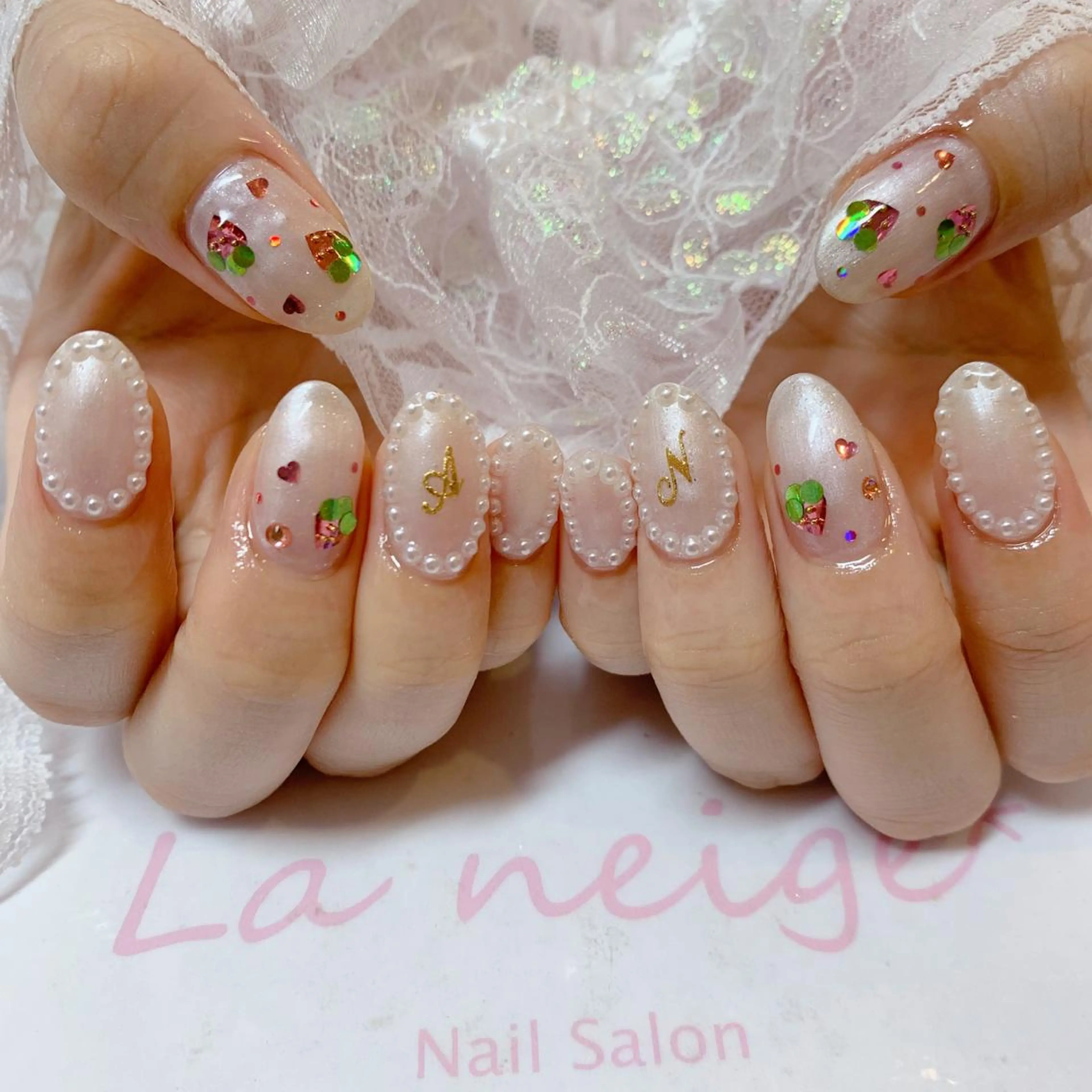 ネイル ハンドネイル La neige* yuki 🐩🌙のネイルデザイン