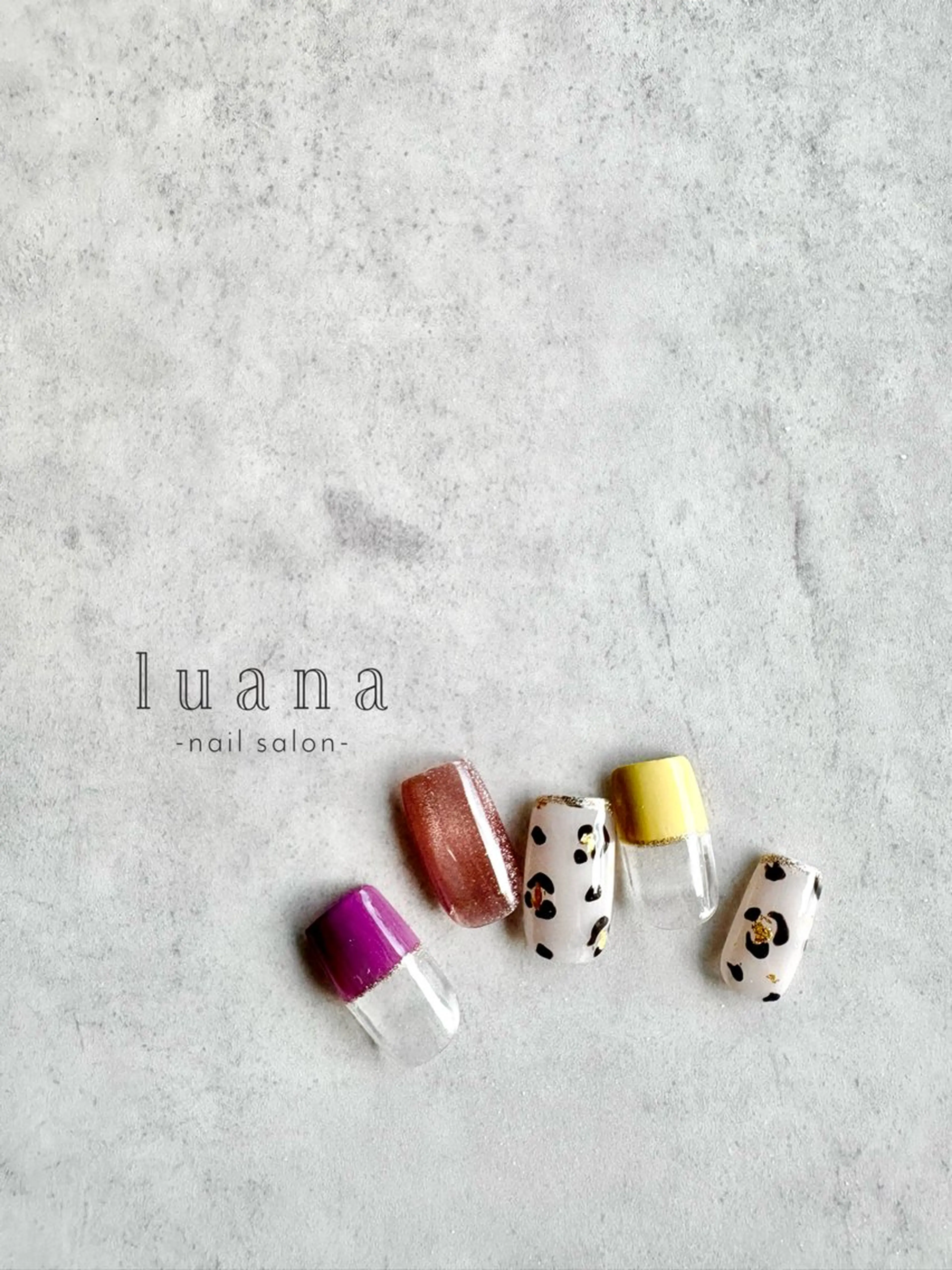 ネイル フットネイル ジェルネイル 韓国ネイル マグネットネイル 持ち込み ハンドネイル luana ネイルサロンのネイルデザイン
