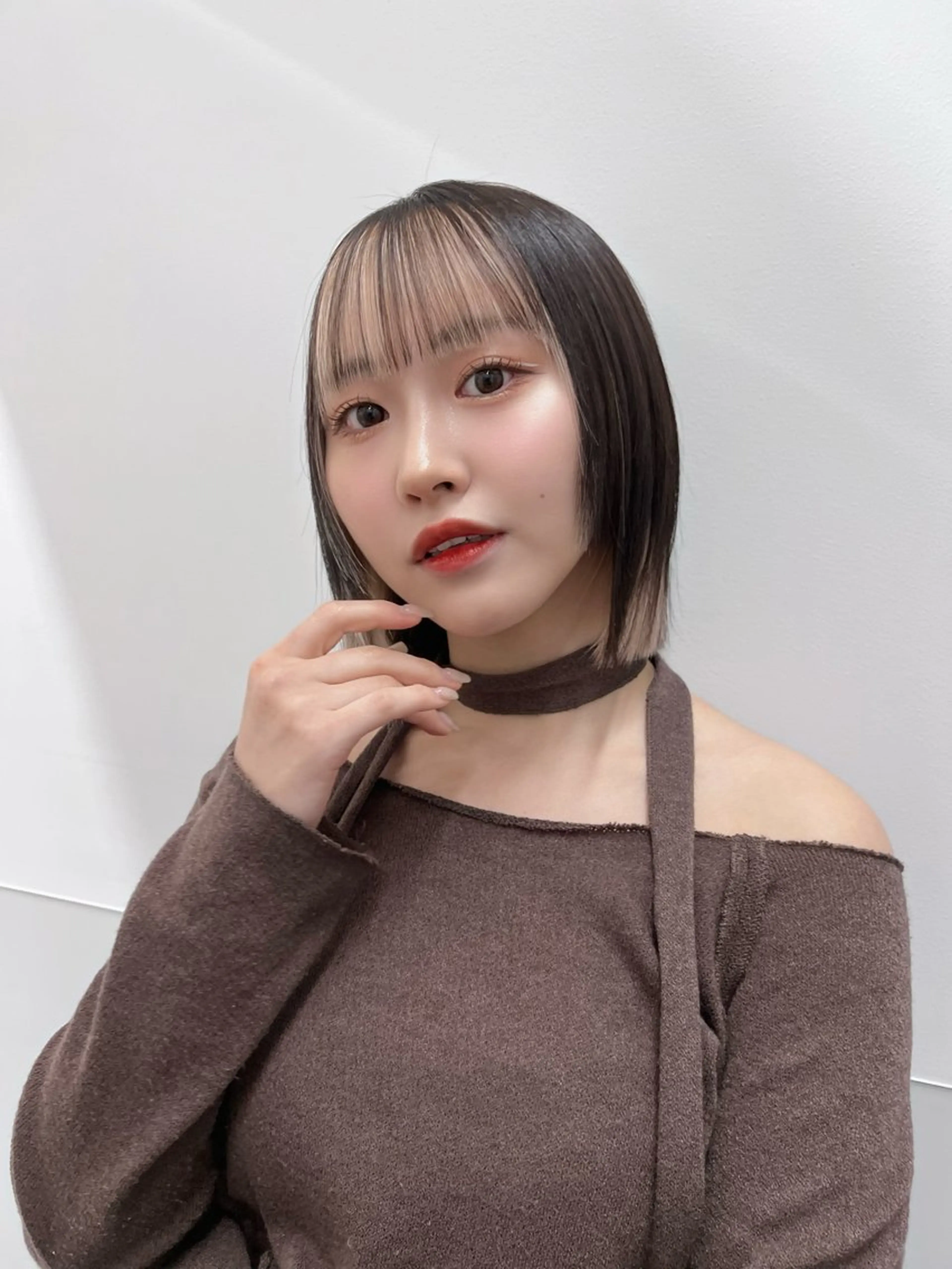 ショート カラー カット ヘアカラー トリートメント ヘアセット 渋谷/ボブ×髪質改善 輝来のヘアスタイル