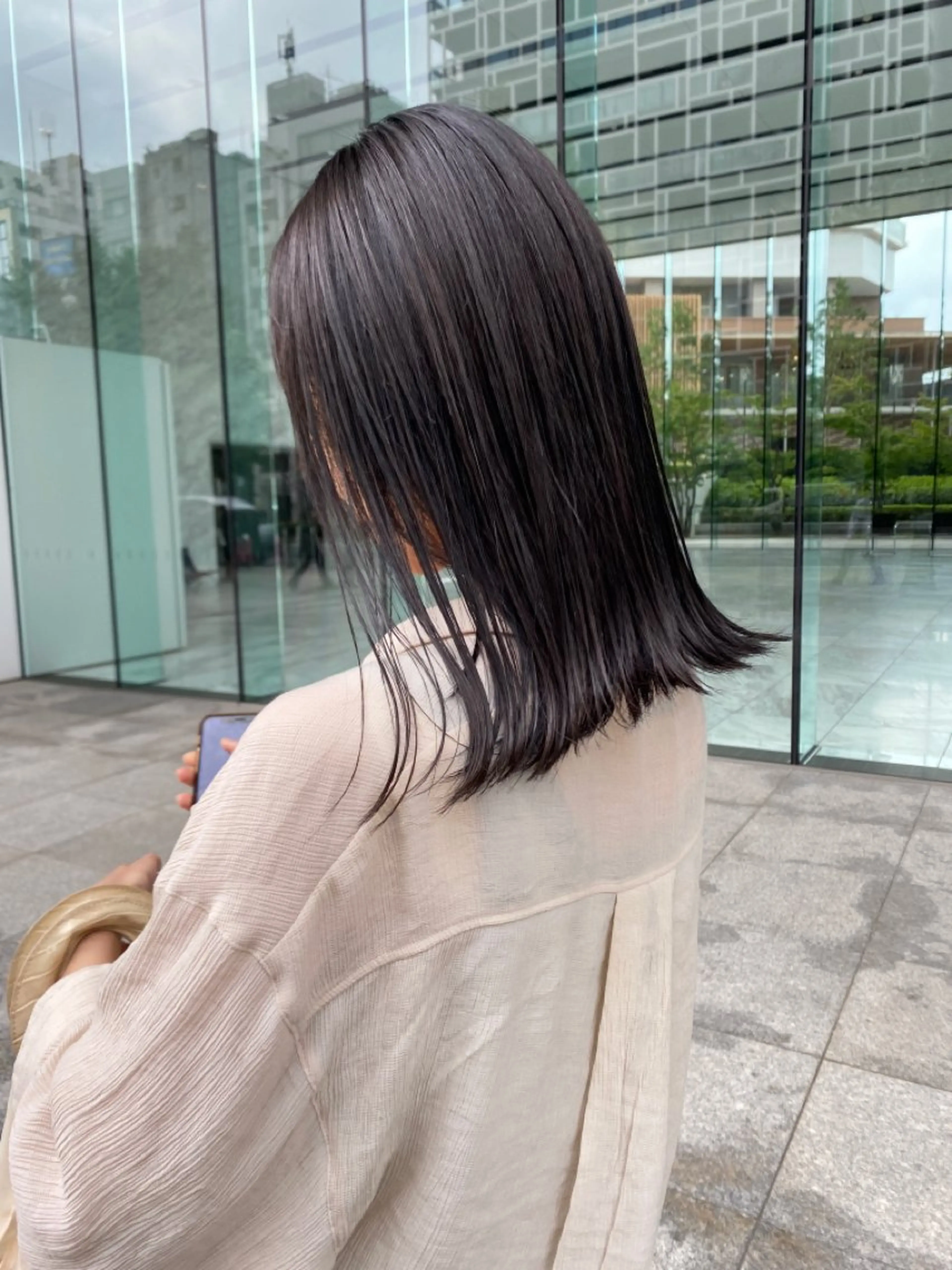 ミディアム カラー カット ヘアカラー トリートメント 【代表】 たき〜のヘアスタイル