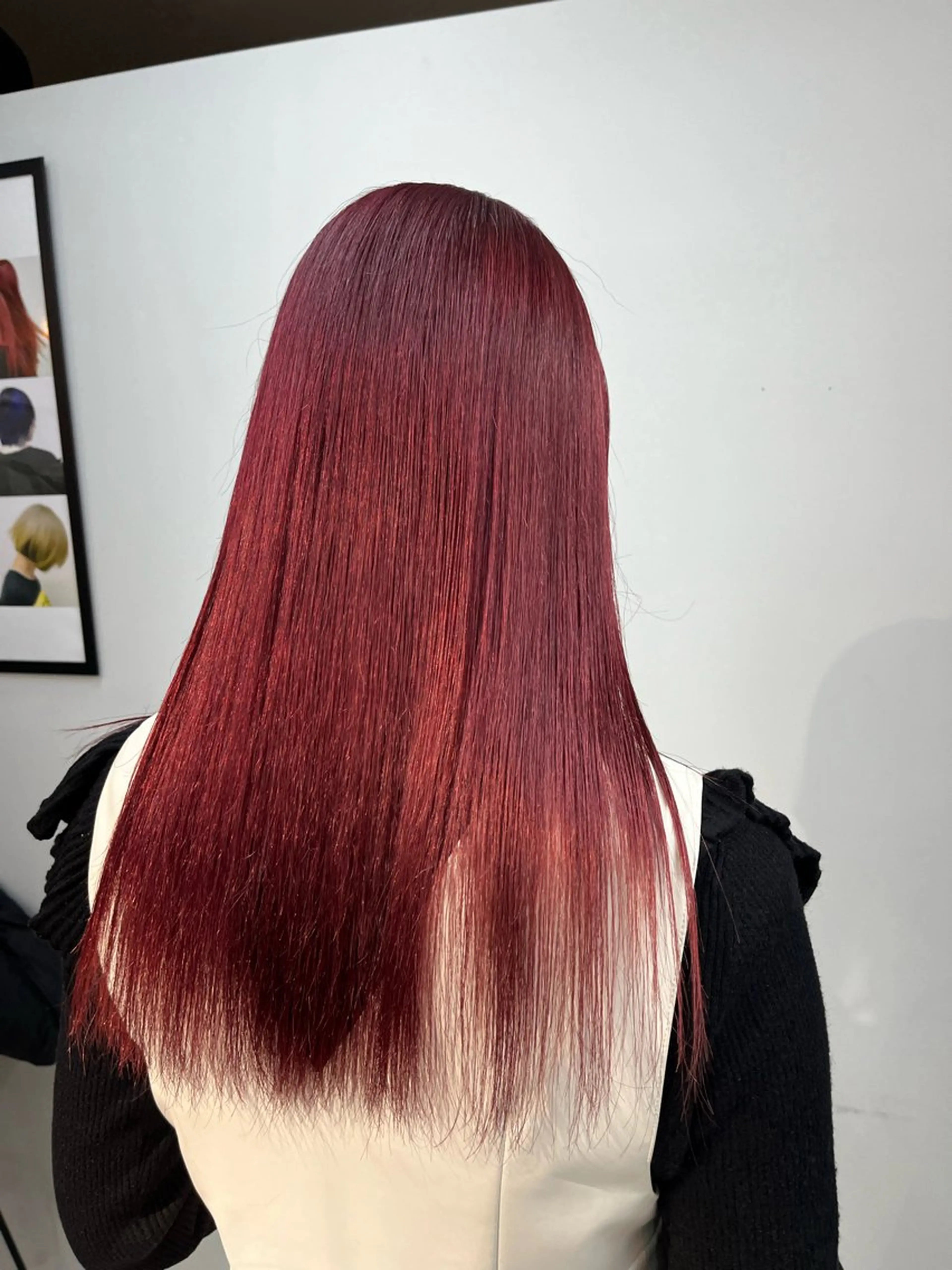 ロング カラー ウルフ🦋顔まわり ❤︎ ͛めいのヘアスタイル