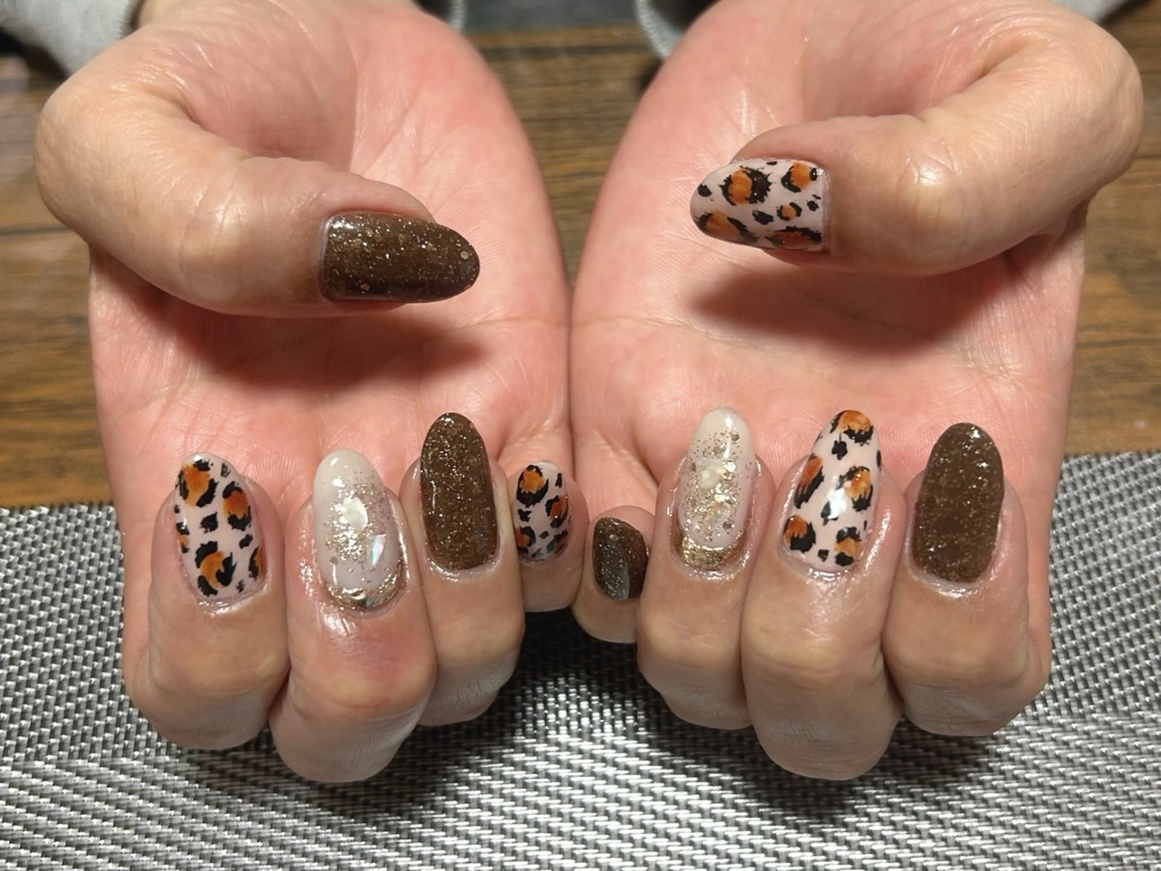 ネイル アニマル柄 ハンドネイル i nailのネイルデザイン