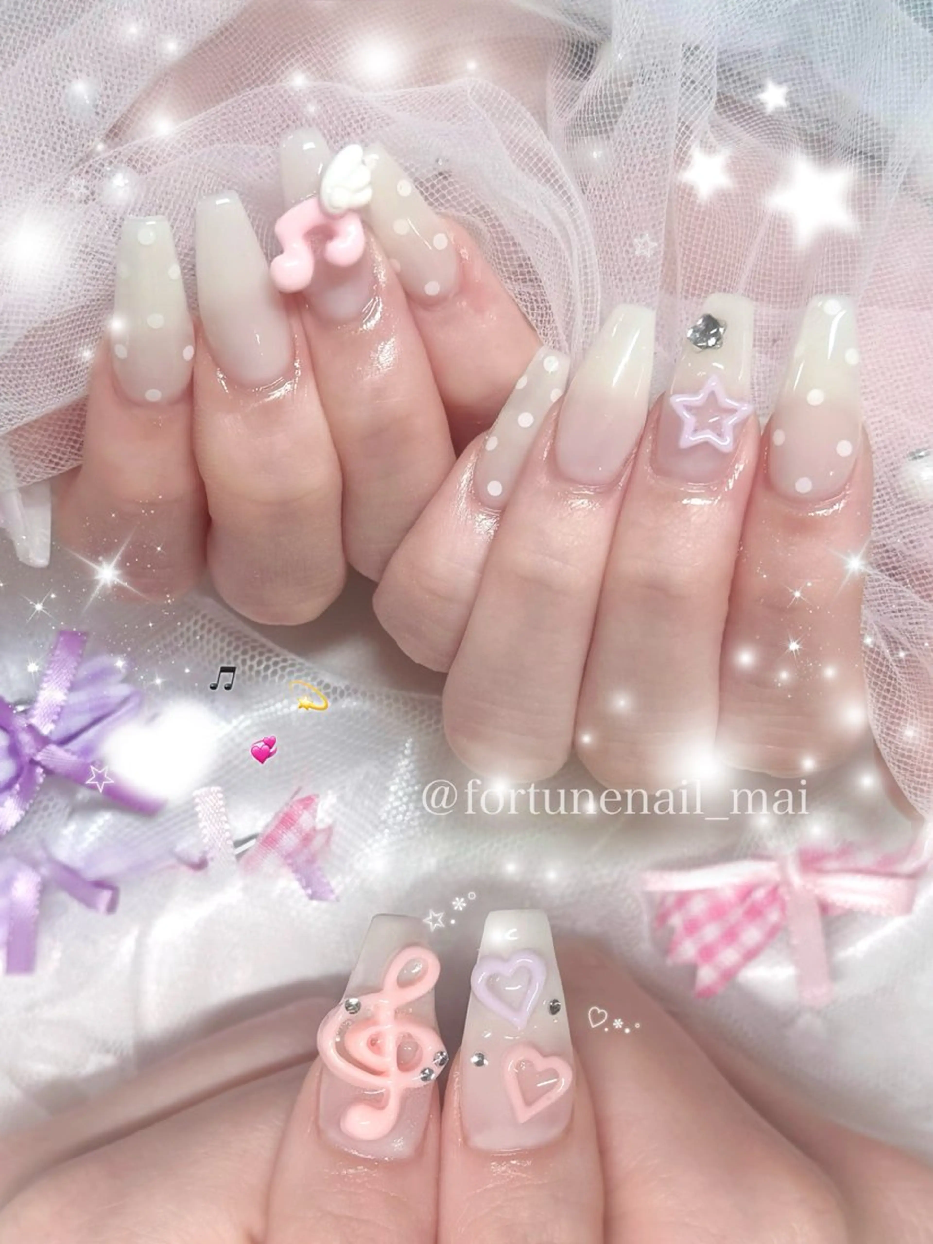 ネイル ハンドネイル 🎀Mai 🎀✩.*のネイルデザイン