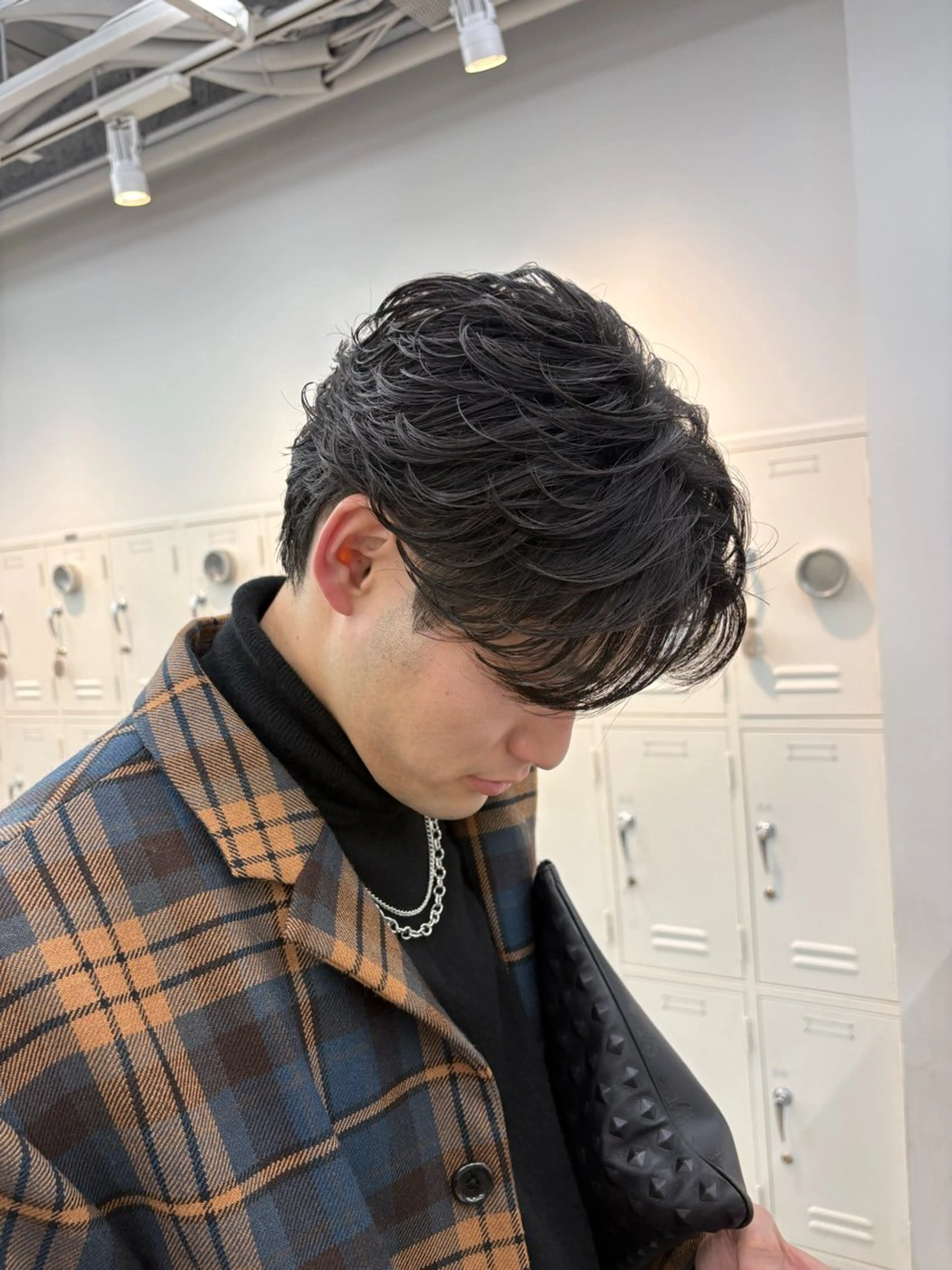 パーマ メンズ カット パーマ 🌀toa/波巻き✨ /メンズパーマ／栄のヘアスタイル