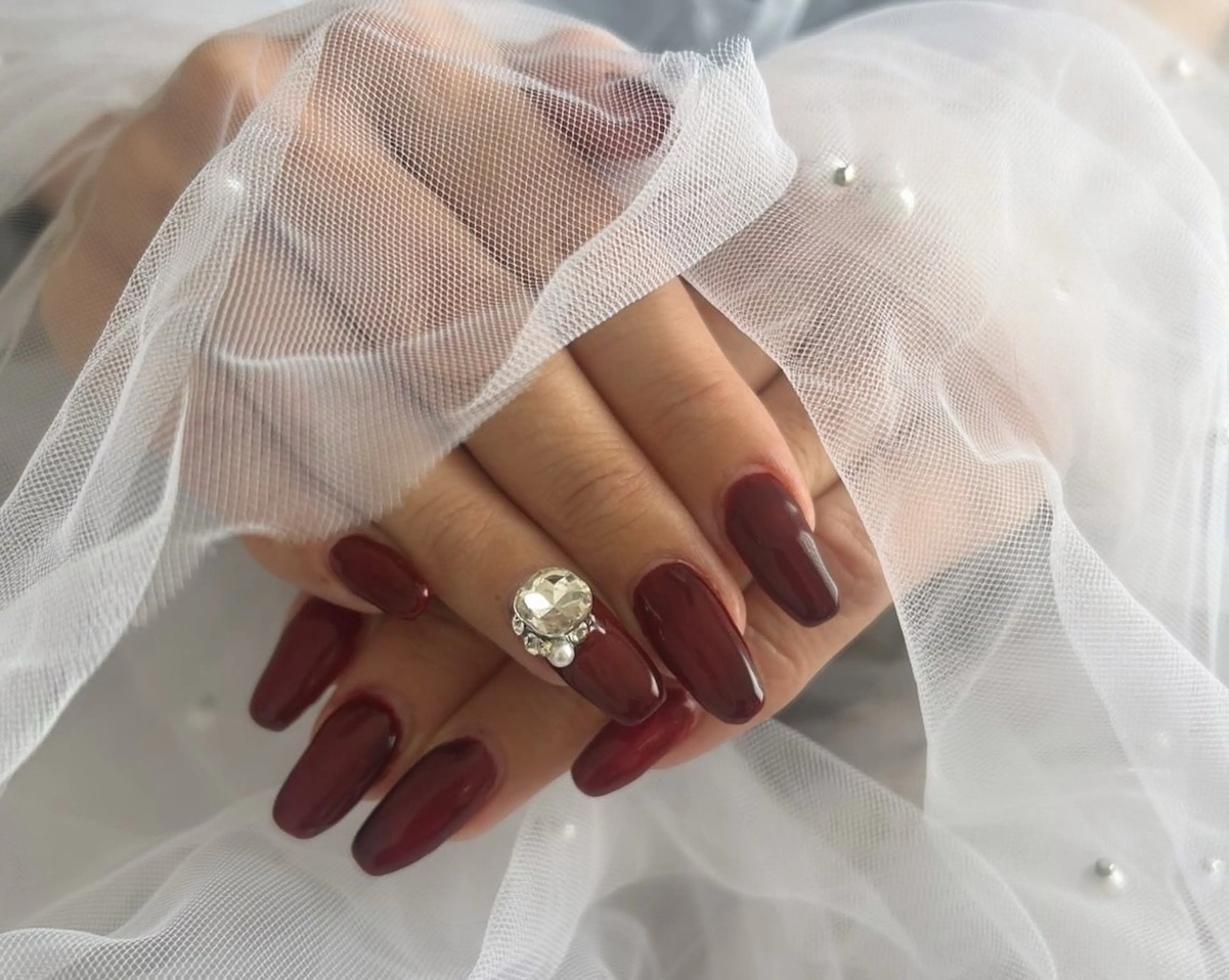 ネイル フラッシュネイル フットネイル フレンチネイル ジェルネイル ガラスフレンチ ハンドネイル Nail salon Natulalのネイルデザイン