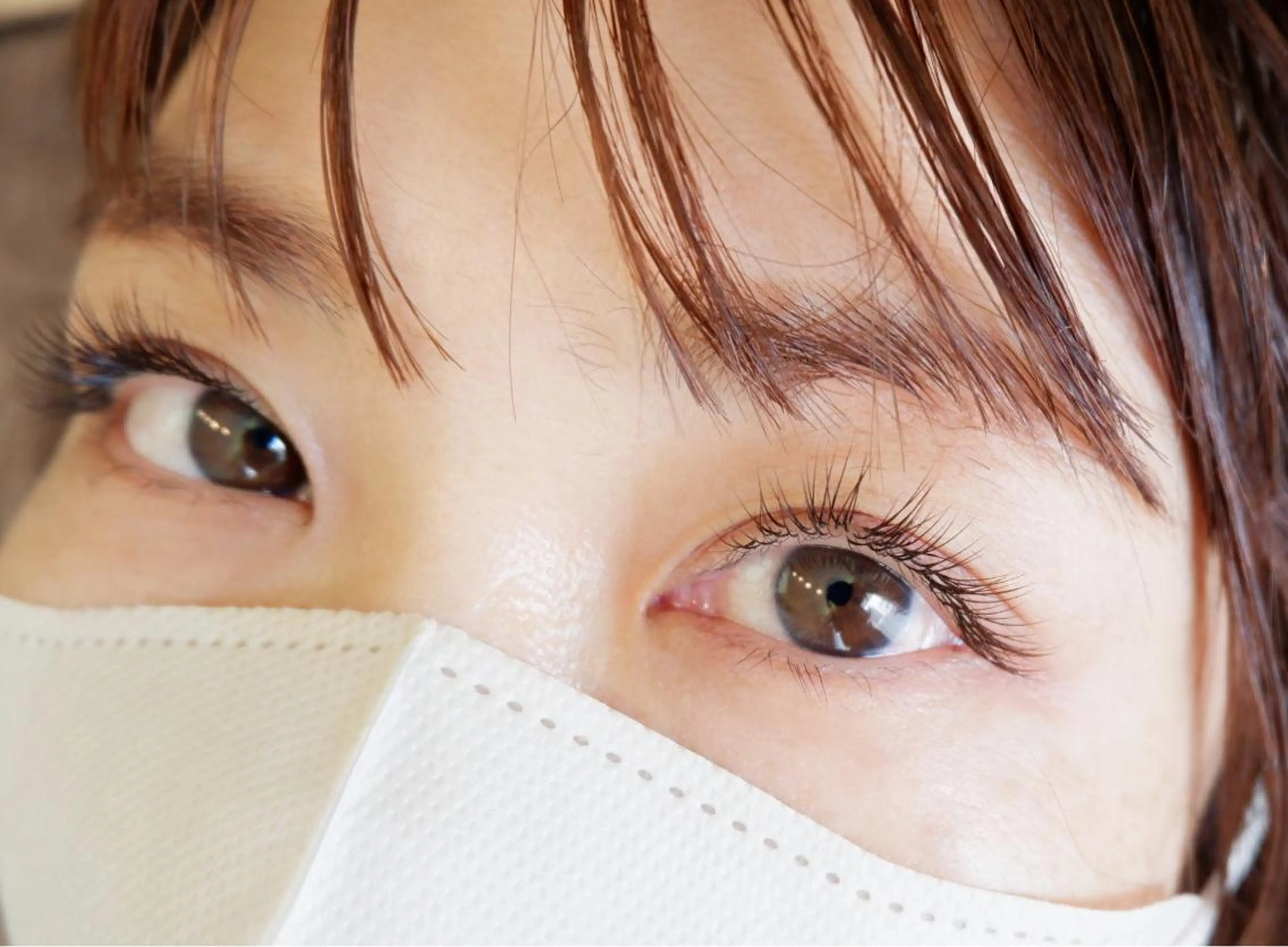 マツエク・マツパ カラーマツエク 撮影モデル kimura yukoの眉毛・アイブロウイメージ