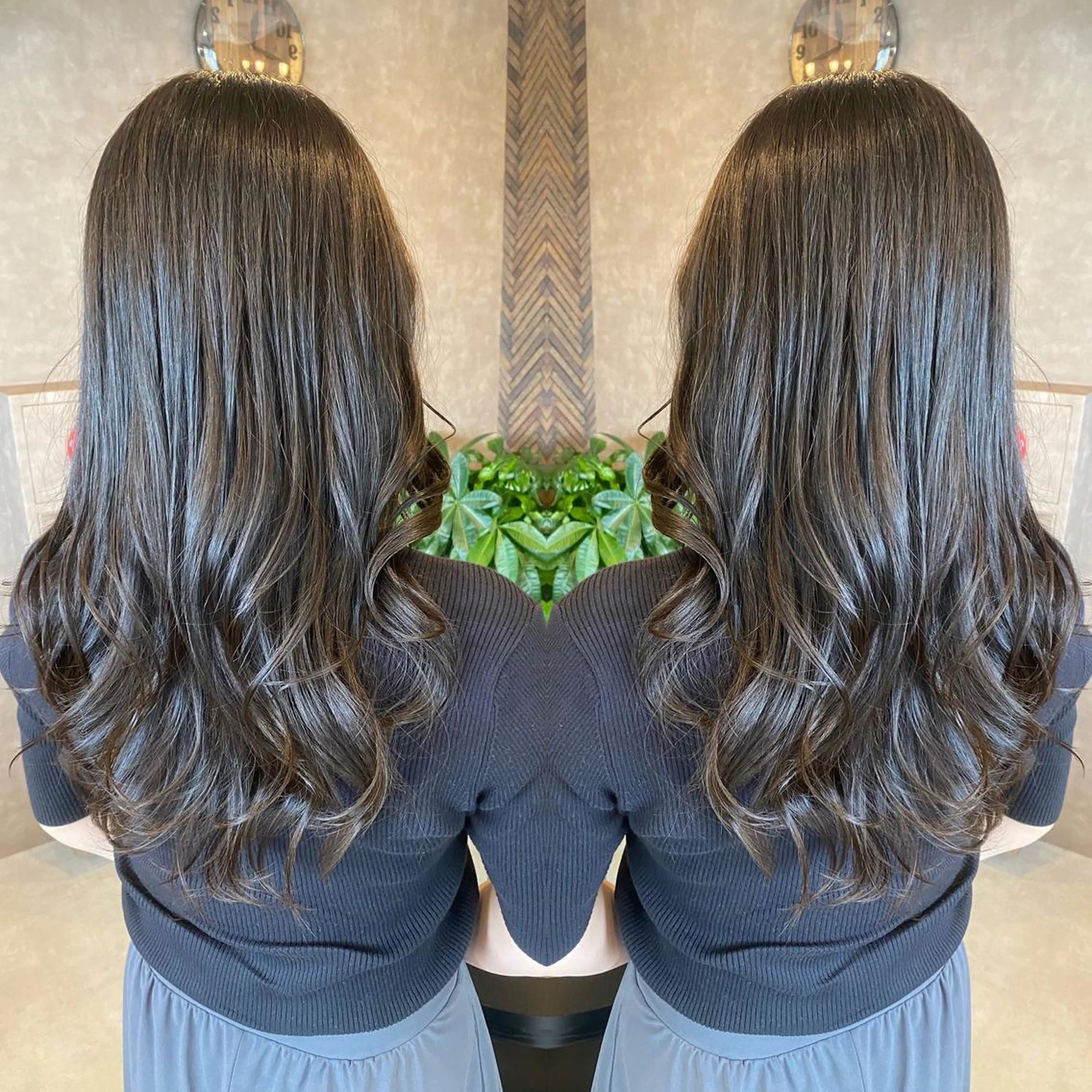 ロング カラー tocca 💜石田愛結💜のヘアスタイル