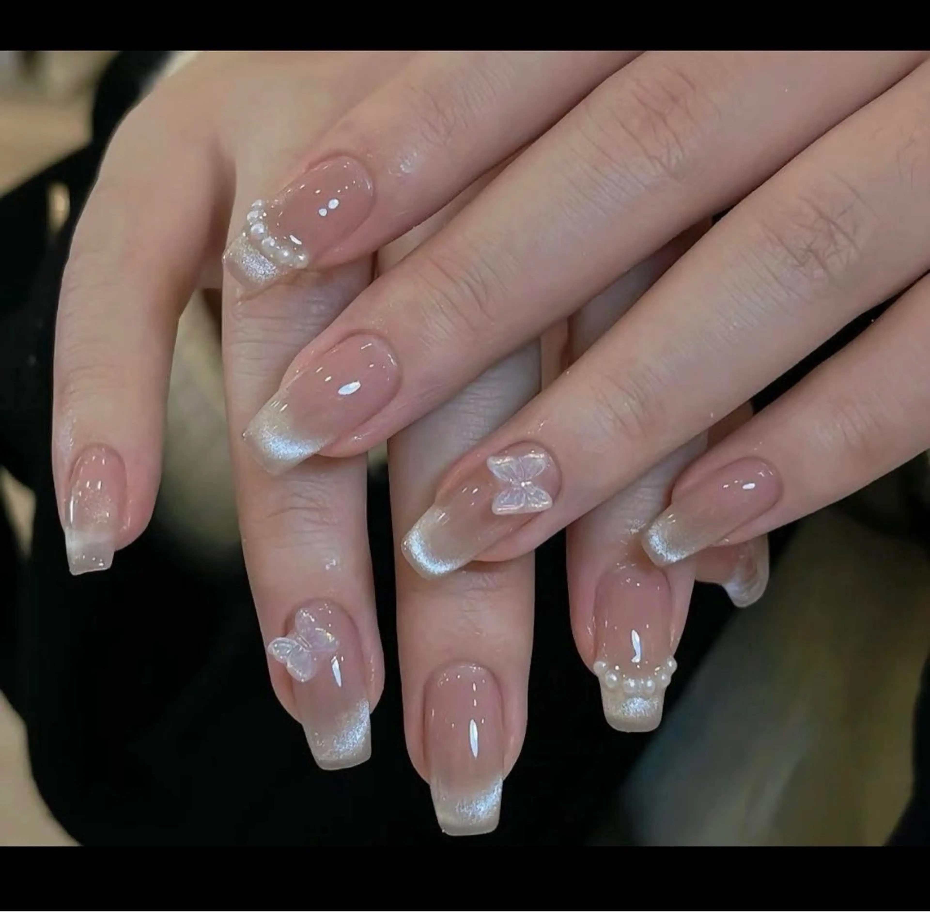 ネイル キラキラネイル マグネットネイル ぷっくりネイル 春ネイル ワンホンネイル ハンドネイル Candy Nailのネイルデザイン