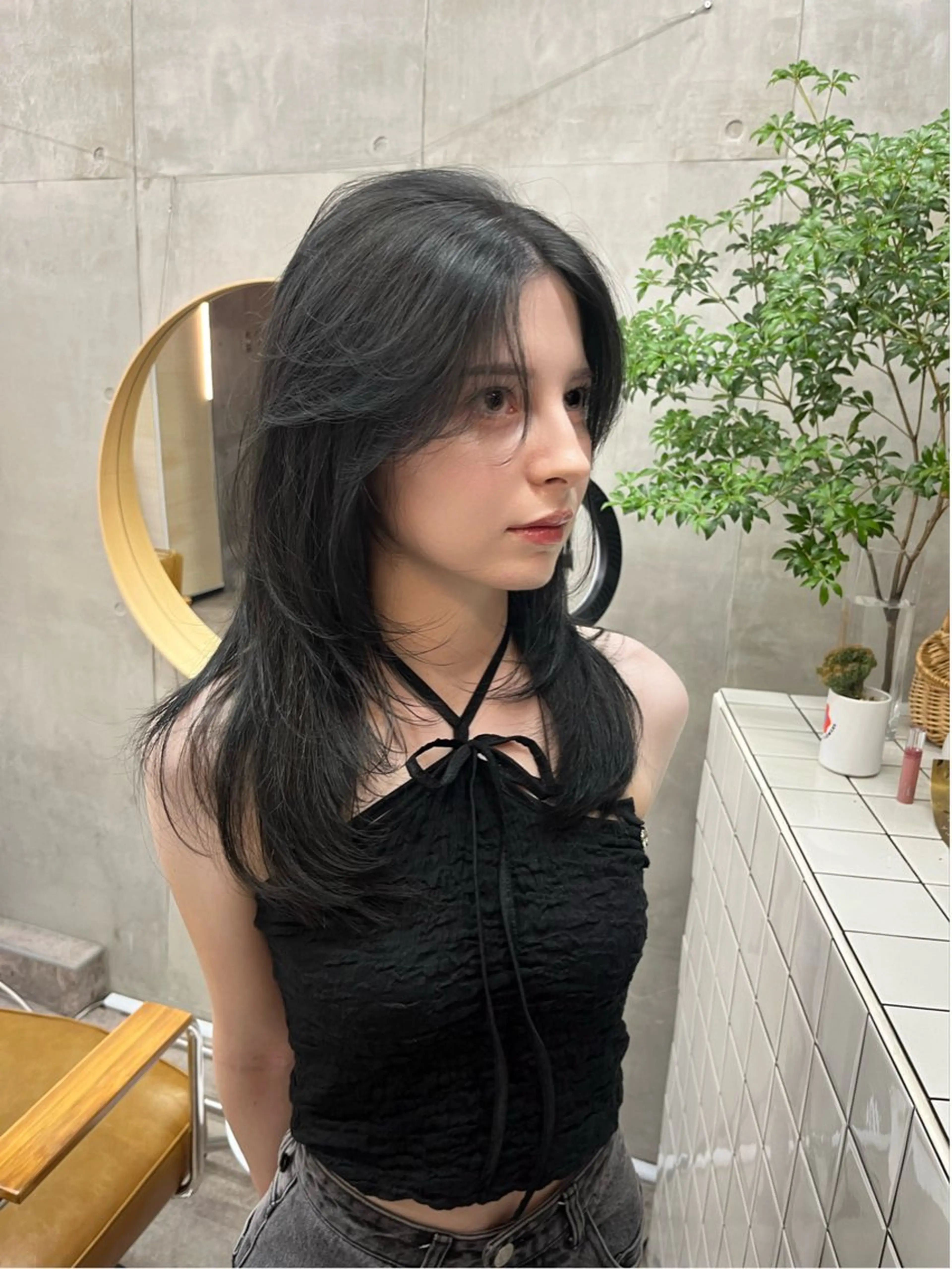 ロング カラー ベージュカラー ブリーチ ケアブリーチ 透明感カラー ダブルカラー SALT WATER所属・🤎𝐌𝐚𝐨⌇ お悩み解決美容師🤎のヘアスタイル