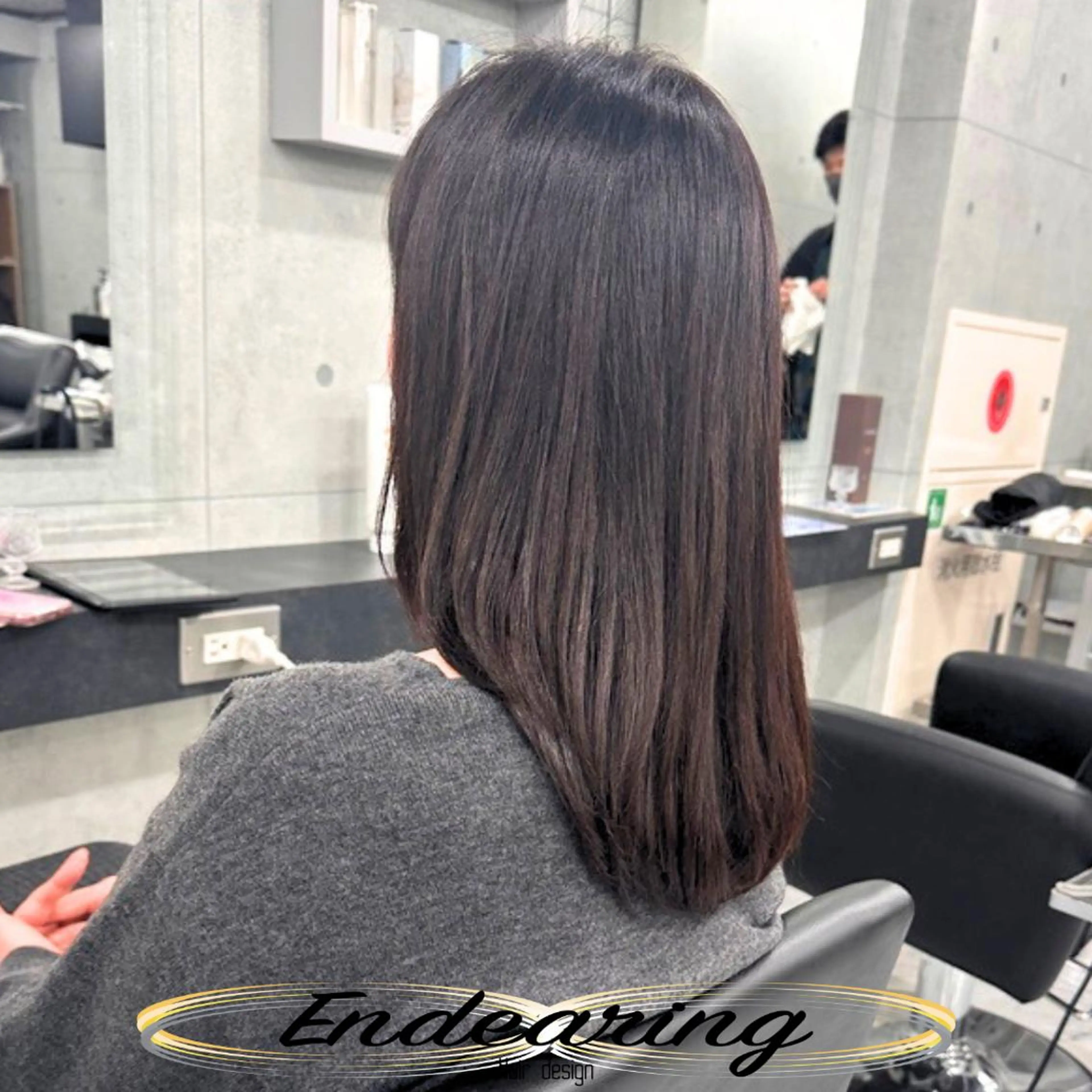 セミロング レイヤーカット ローレイヤー 似合わせカット カット ヘアカラー Endearing 銀座/YOKOのヘアスタイル