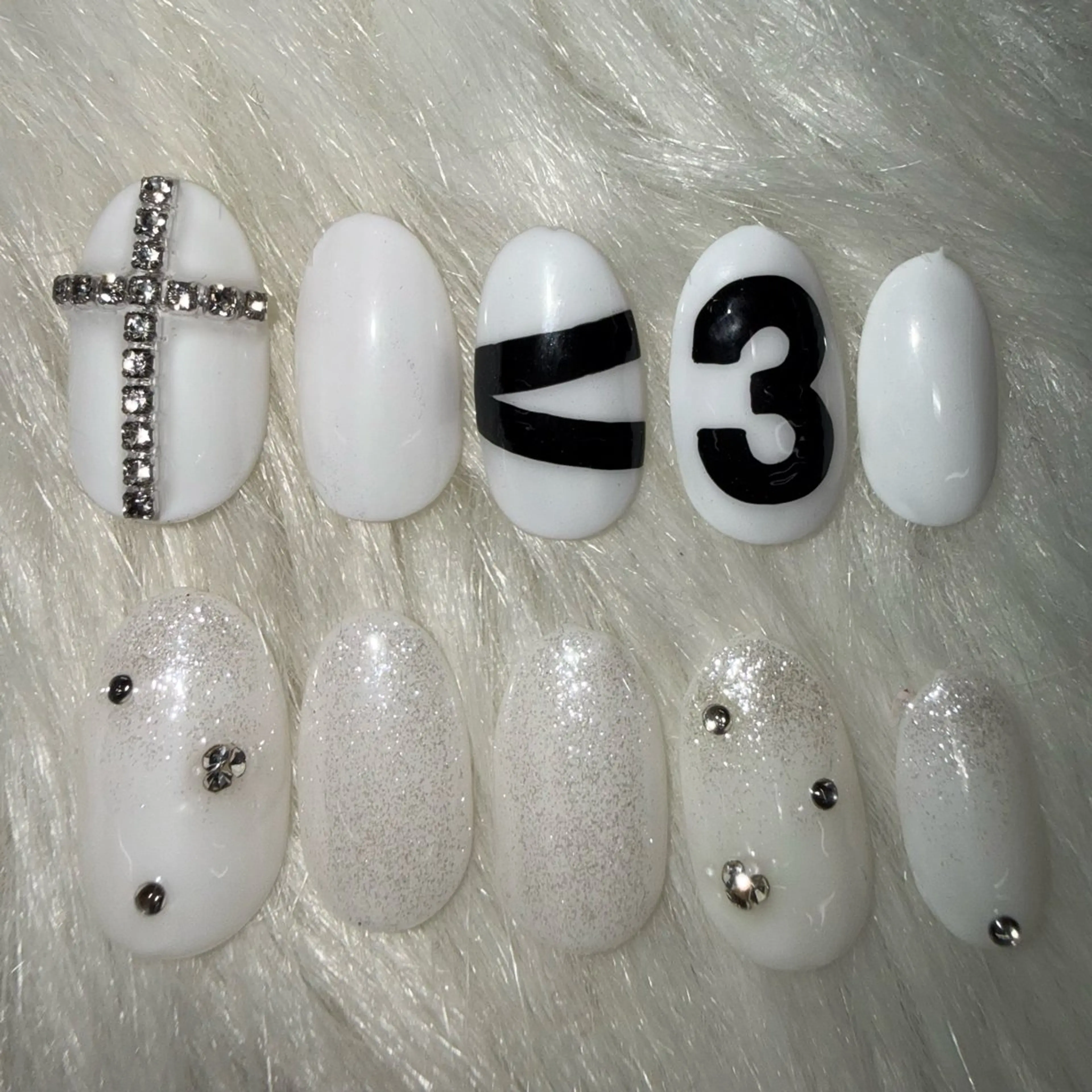 【初回限定割引】海外トレンド/Y2Kネイル定額⭐️¥6300→￥5830（オフなし）の写真