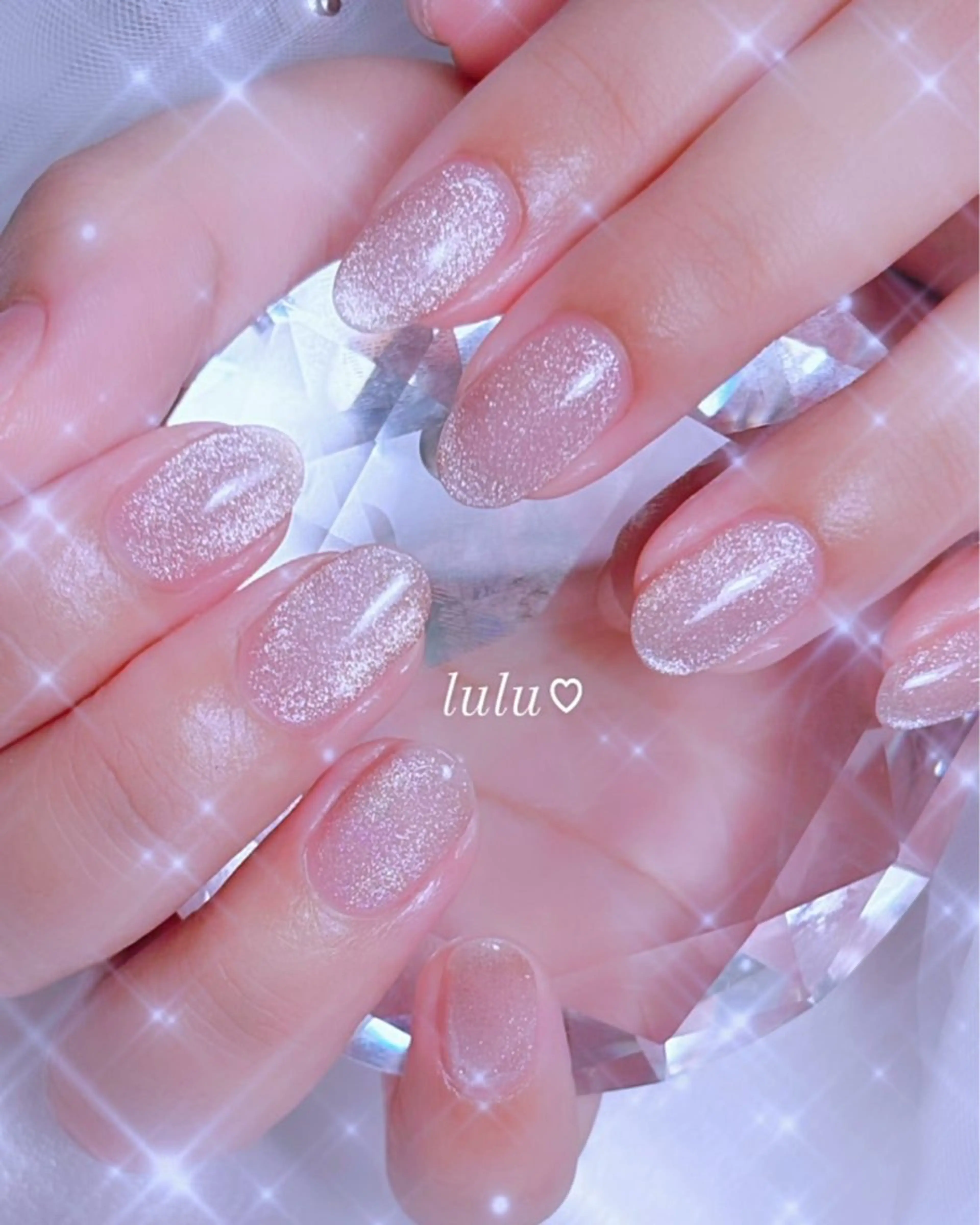 マグネットネイル　単色　ソフトジェルのオフ込みの写真