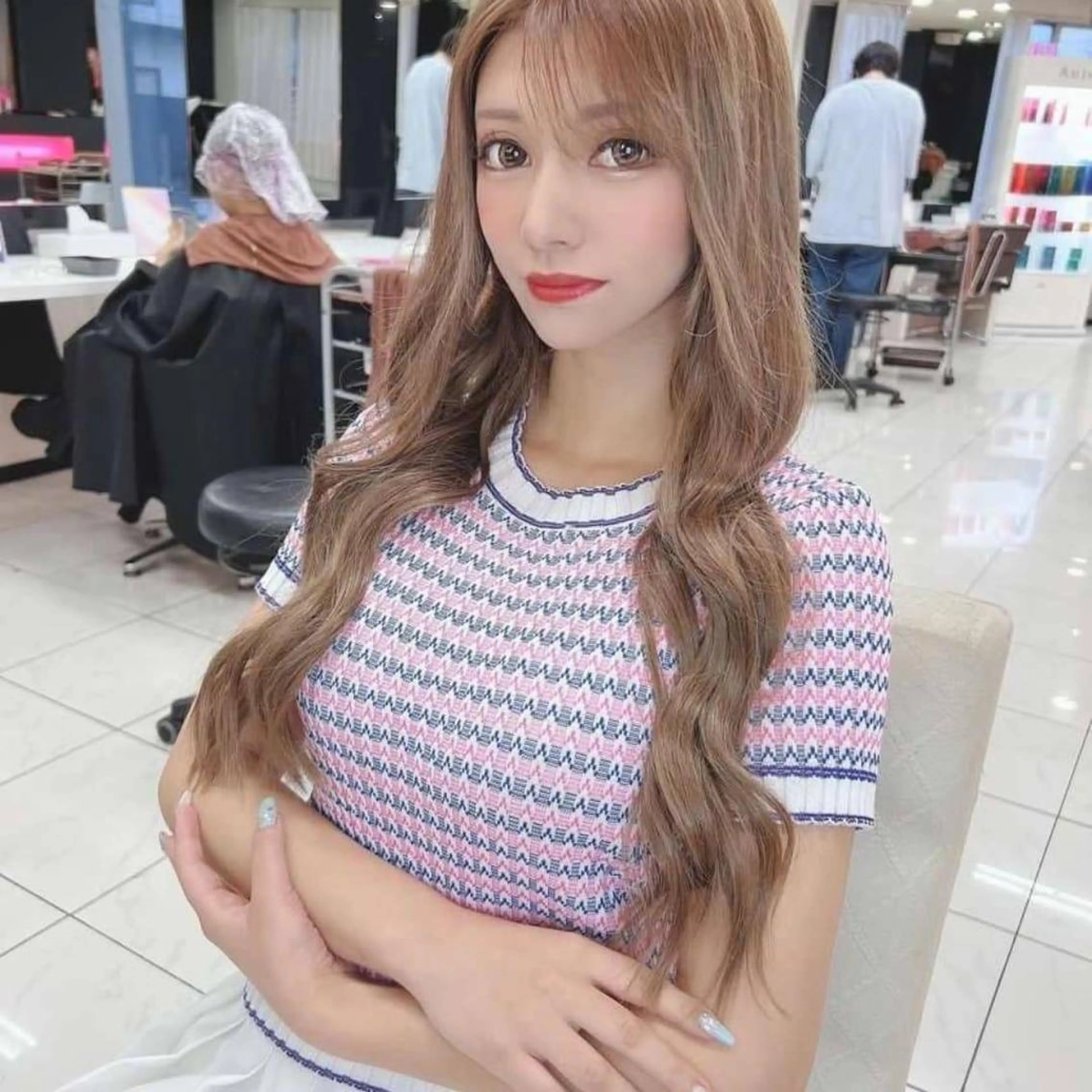 ロング カラー ★学割★韓国× BIZEのヘアスタイル