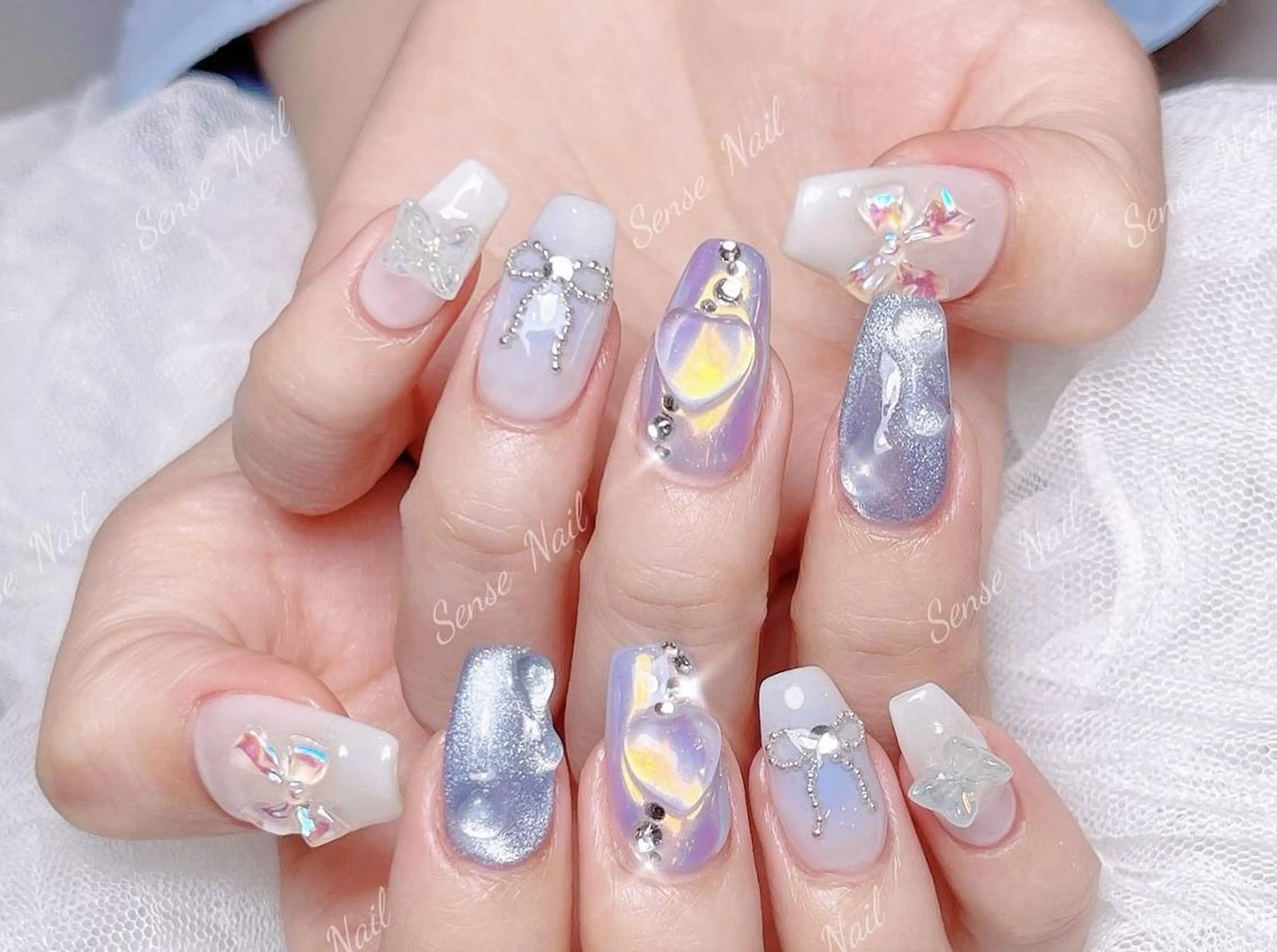ネイル ハンドネイル ハンドケア 🦋Yumiio 🦋のネイルデザイン