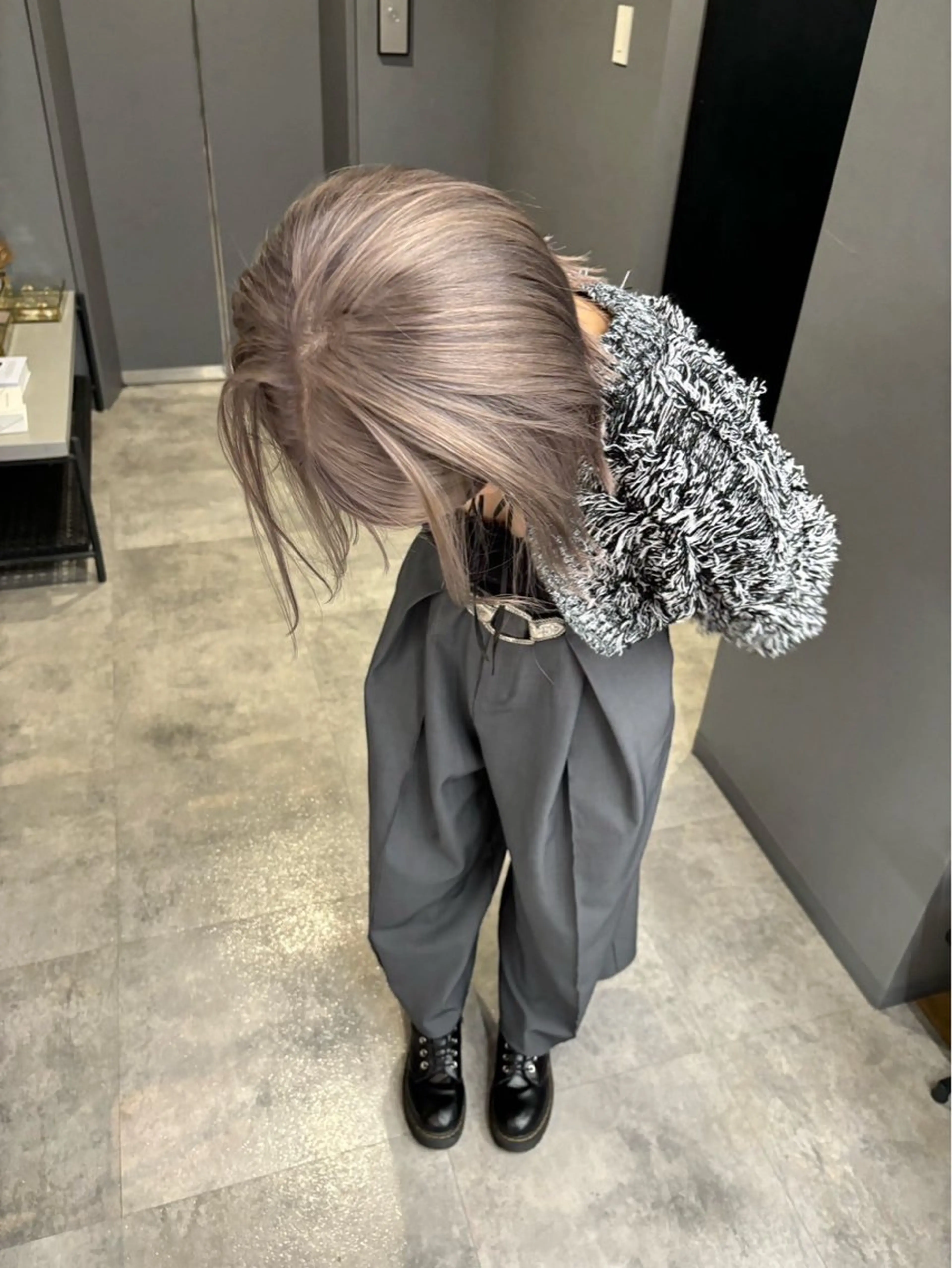 ショート カラー ヘアカラー GIEN Nu+ 中谷 翔のヘアスタイル