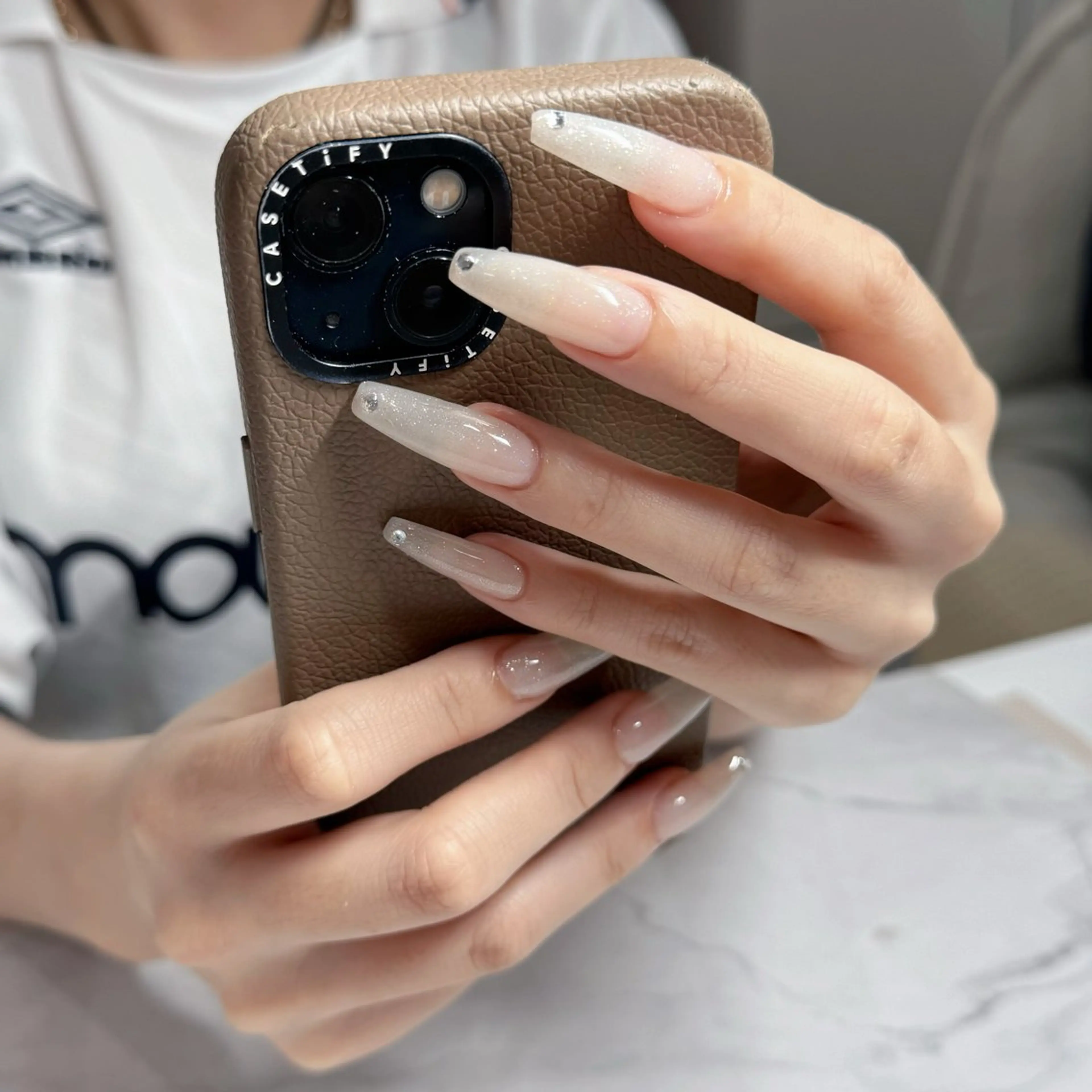 ネイル キラキラネイル ワンカラーネイル ワンホンネイル nailsalon ChuColaのネイルデザイン