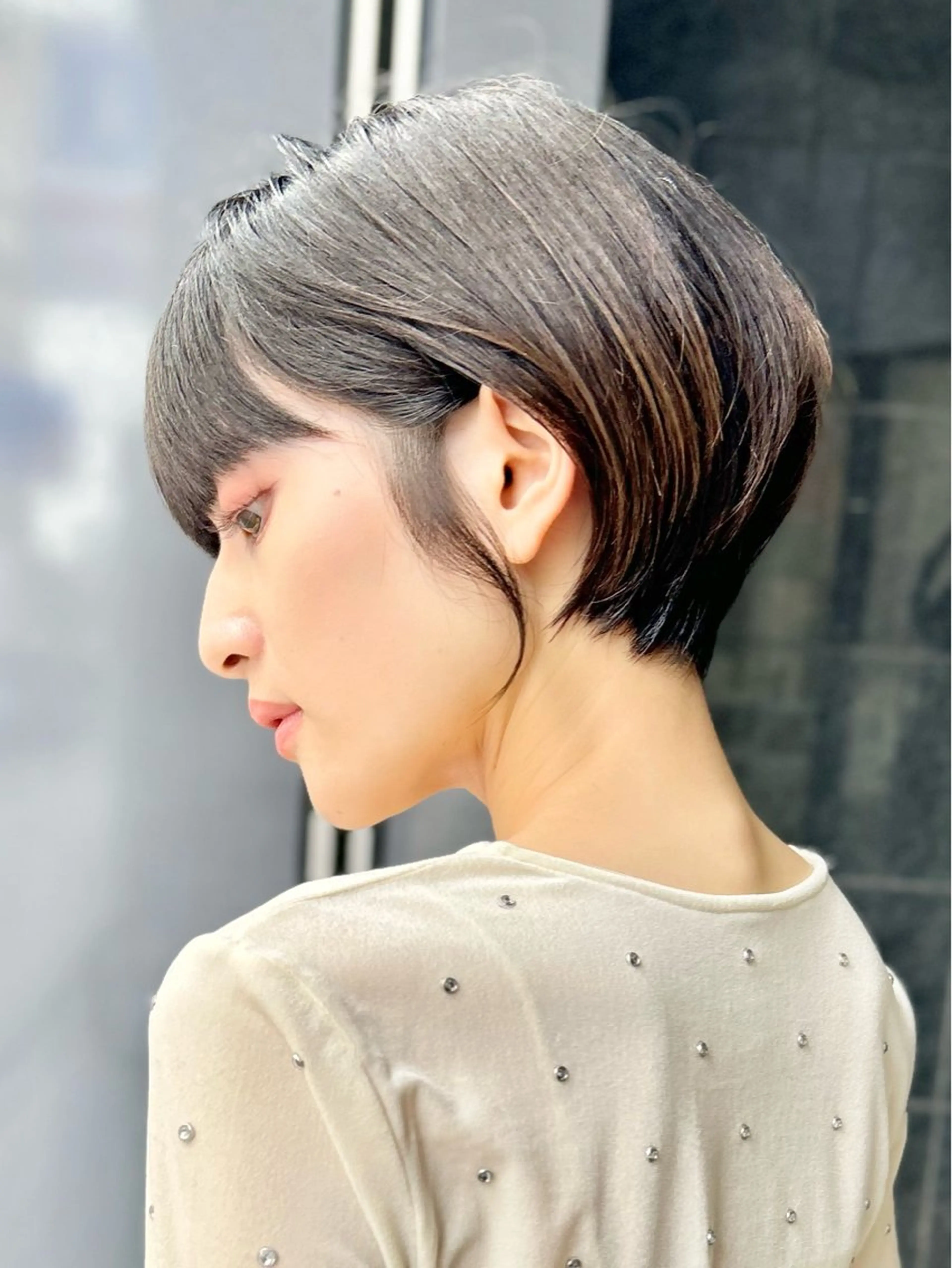 ショート カット ヘアカラー トリートメント ショート特化美容師 大阪京橋　大本　渉のヘアスタイル