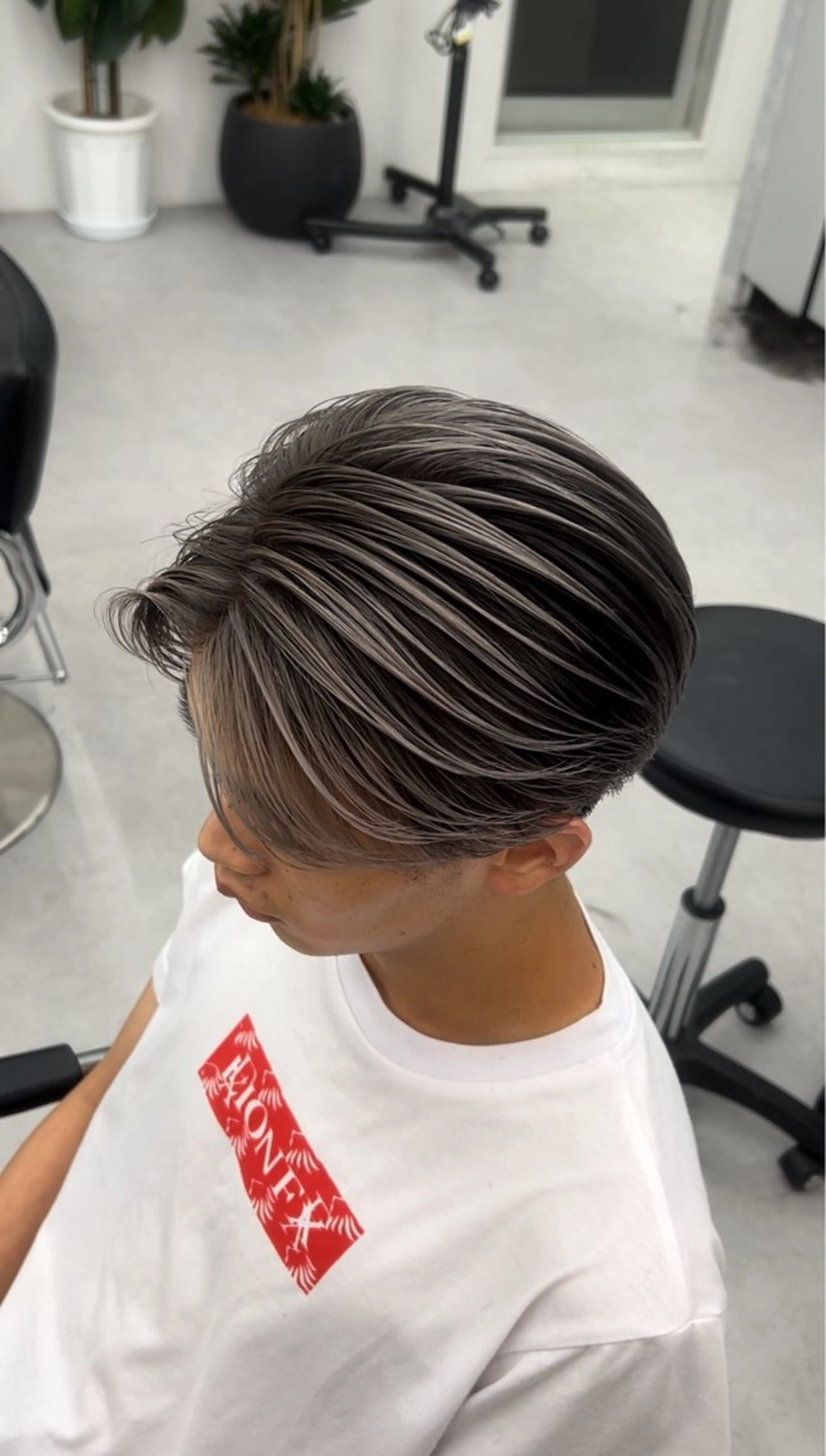 ミディアム カラー メンズ メンズバレイヤージュ 🔥メンズカット🔥のヘアスタイル