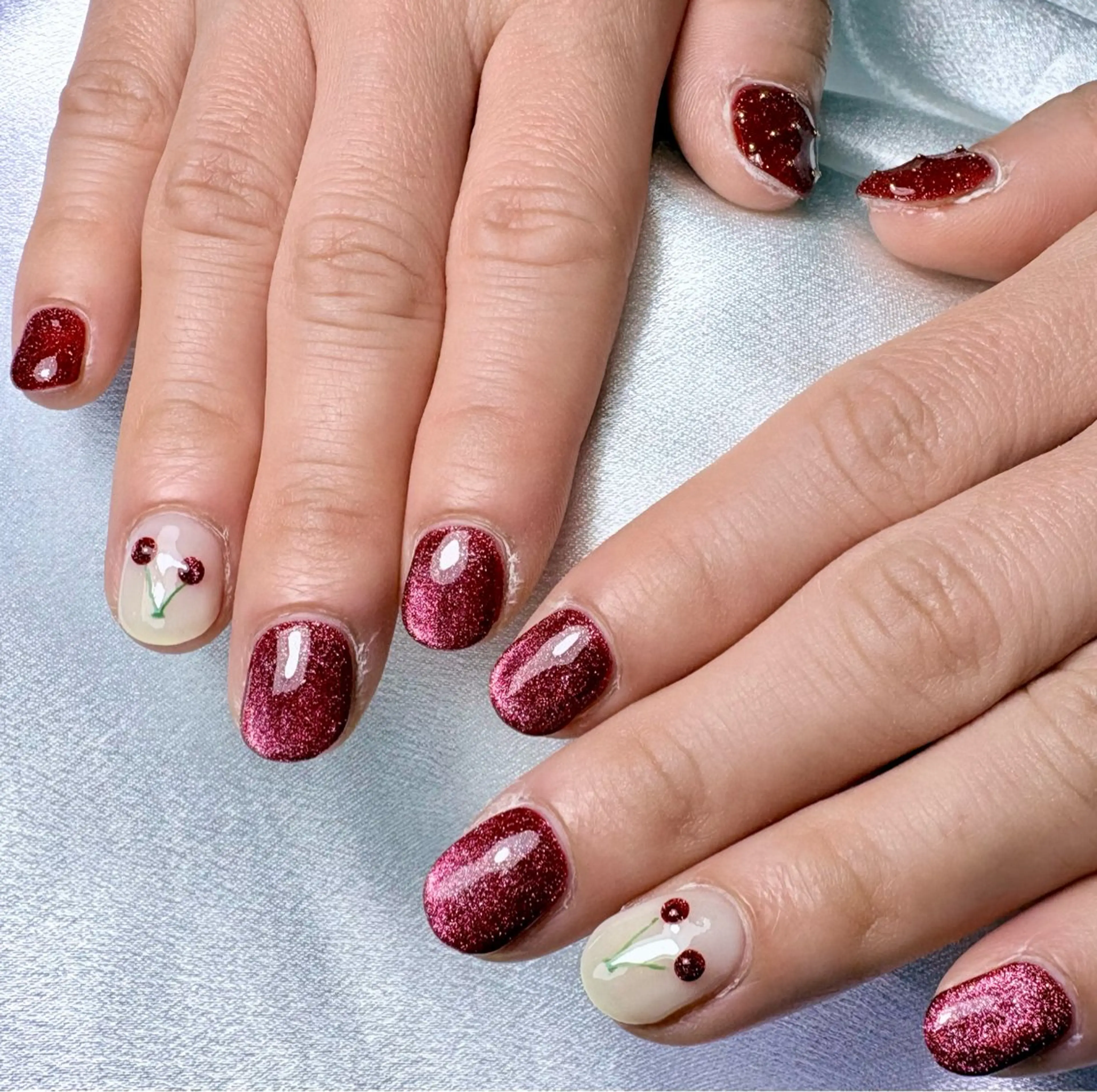 ネイル ハンドネイル 山科駅徒歩3分❣️ 代表　紗恵子のネイルデザイン