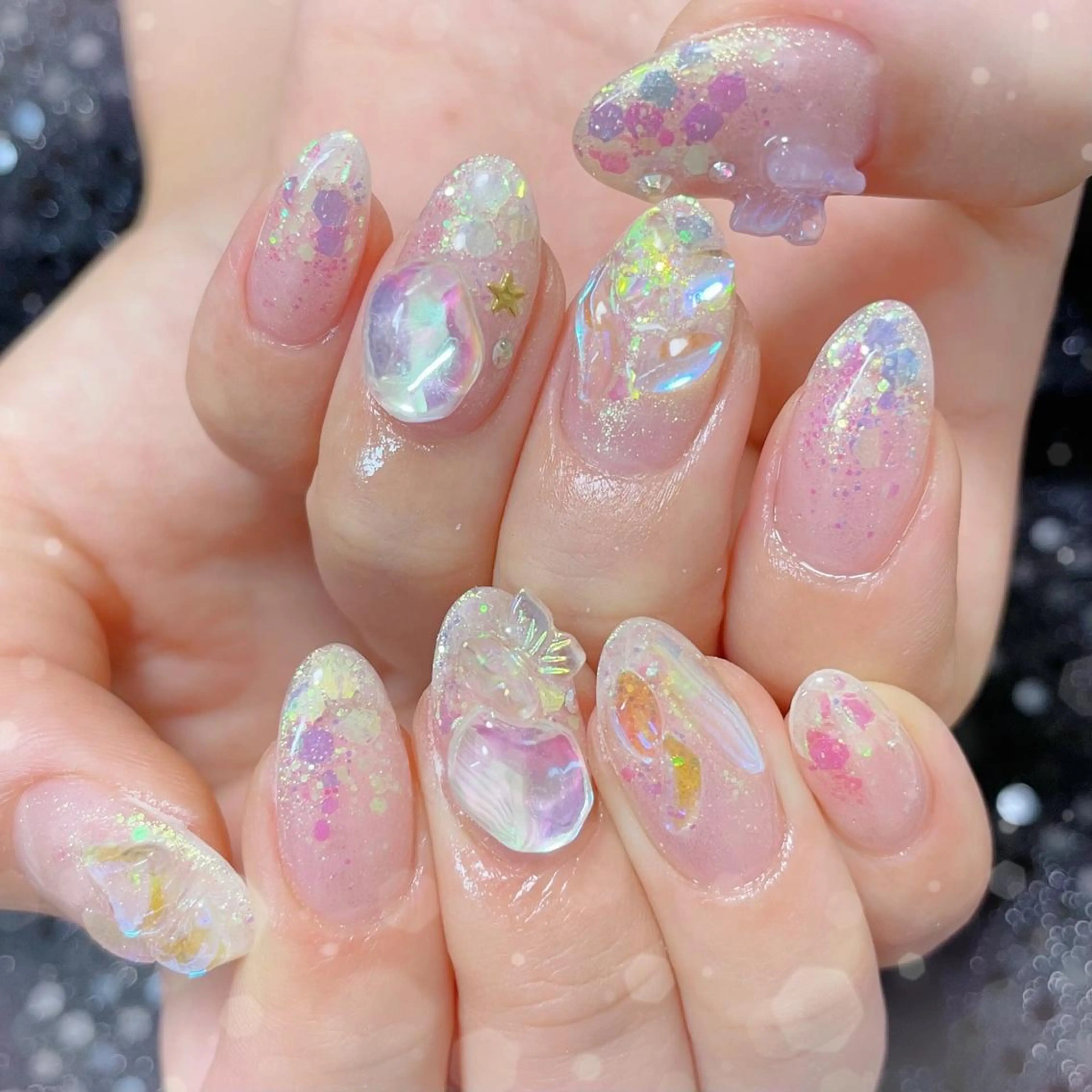 ネイル ハンドネイル ハンドケア MoON...❤︎ MeGuのネイルデザイン