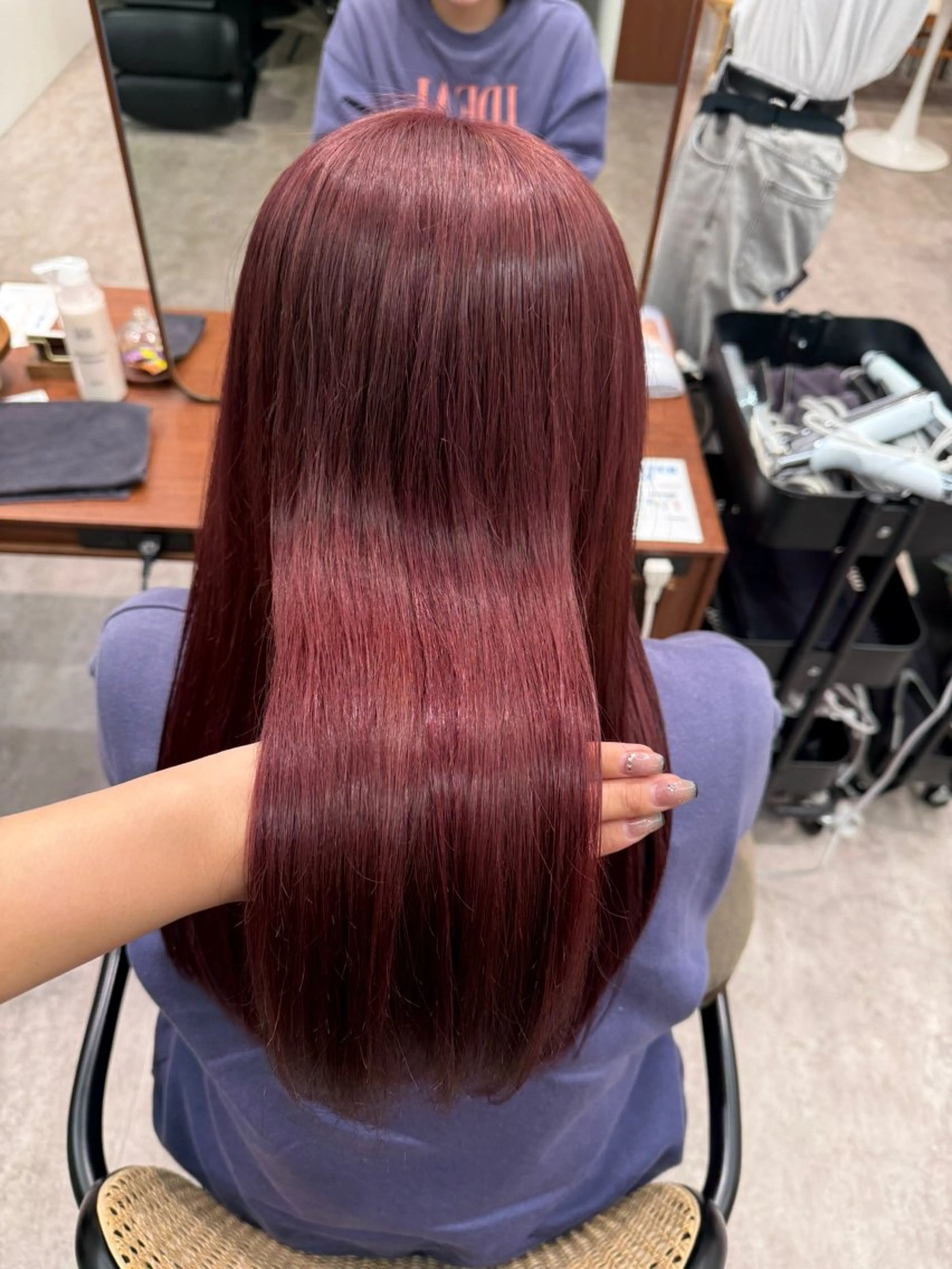 ロング カット ヘアカラー トリートメント 🍀立川/艶髪/レイ ヤーmihiro🍀のヘアスタイル