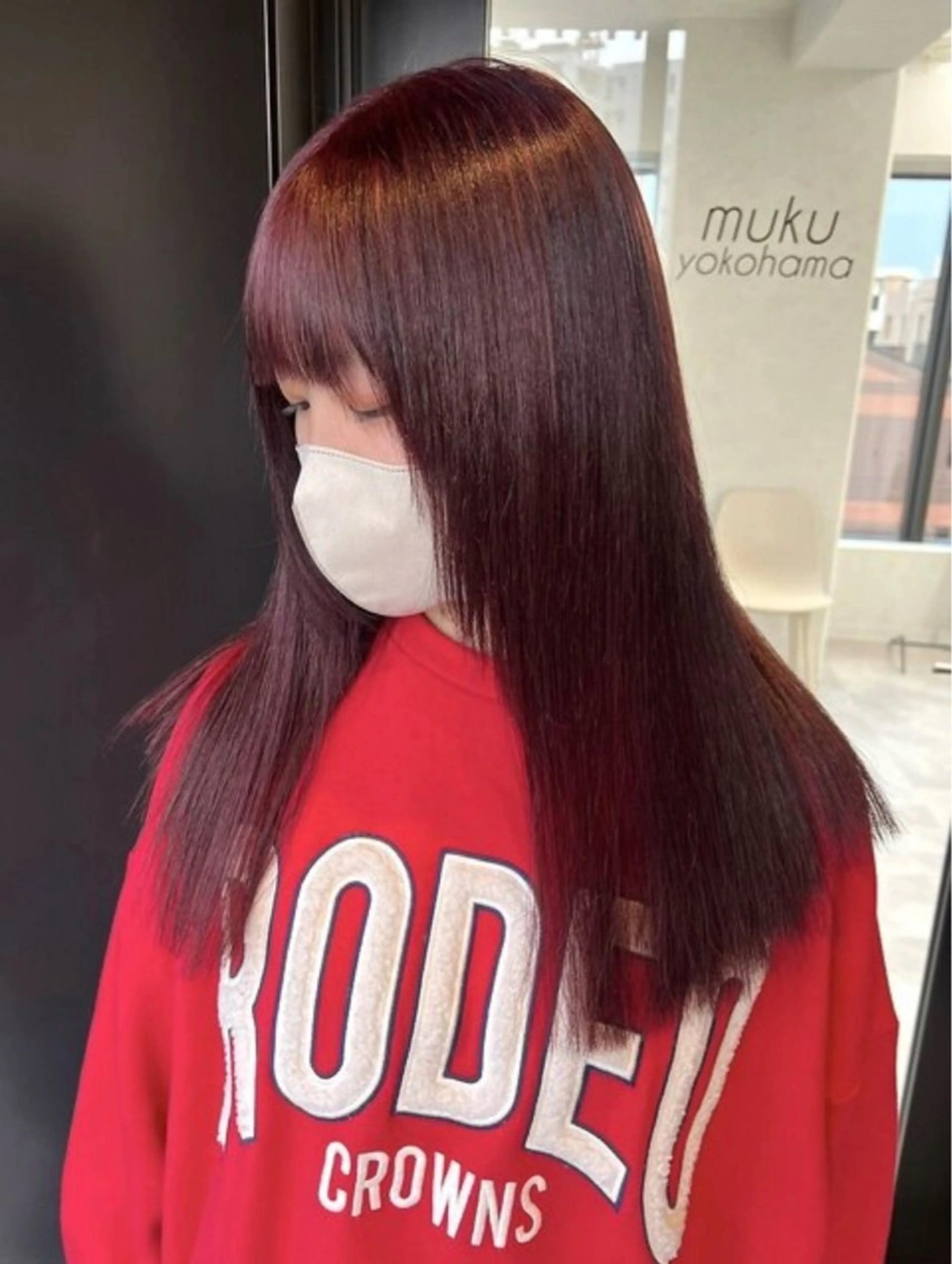 セミロング カラー ヘアカラー トリートメント 🍬 暖色/艶髪 カラー 🍬 みはなのヘアスタイル