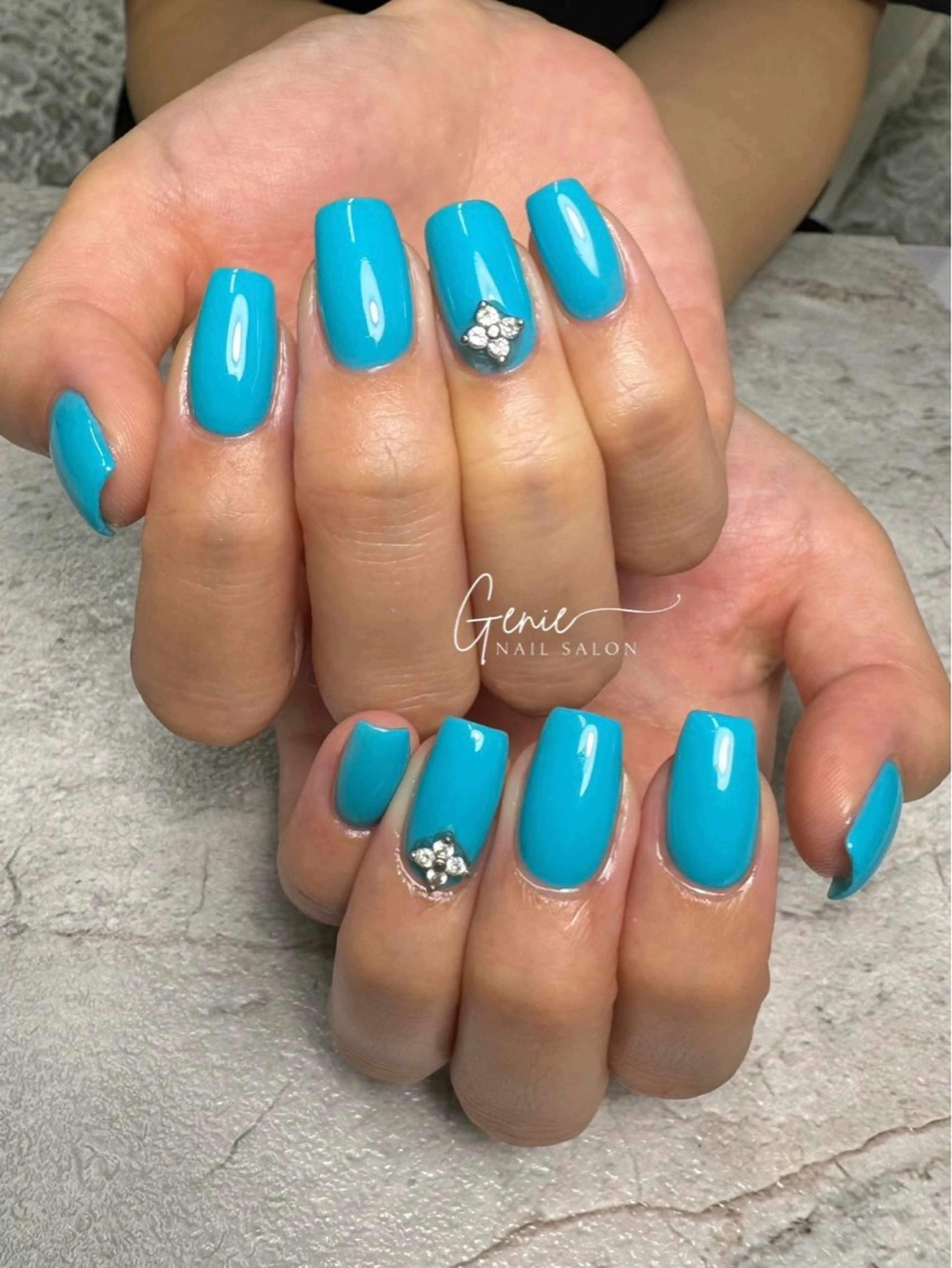 ネイル ワンカラーネイル ハンドネイル Nail salon Genieのネイルデザイン