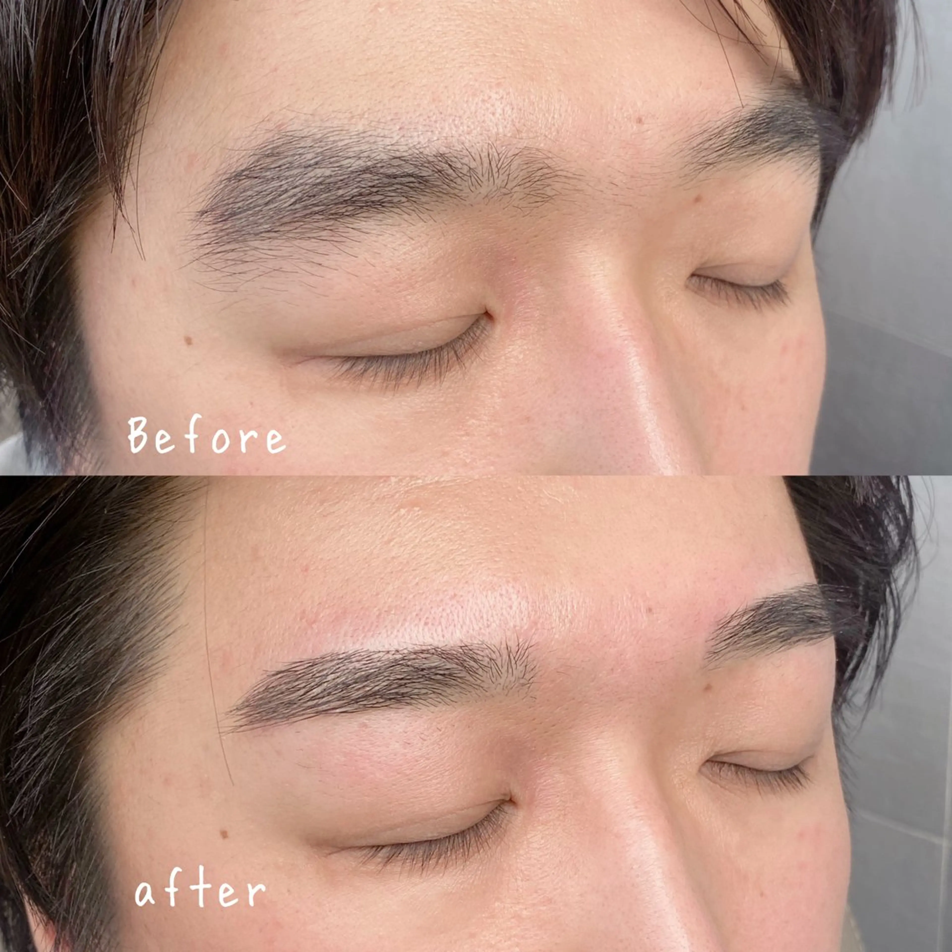 メンズ アイブロウ メンズアイブロウ 波形 悠希のマツエク・マツパデザイン